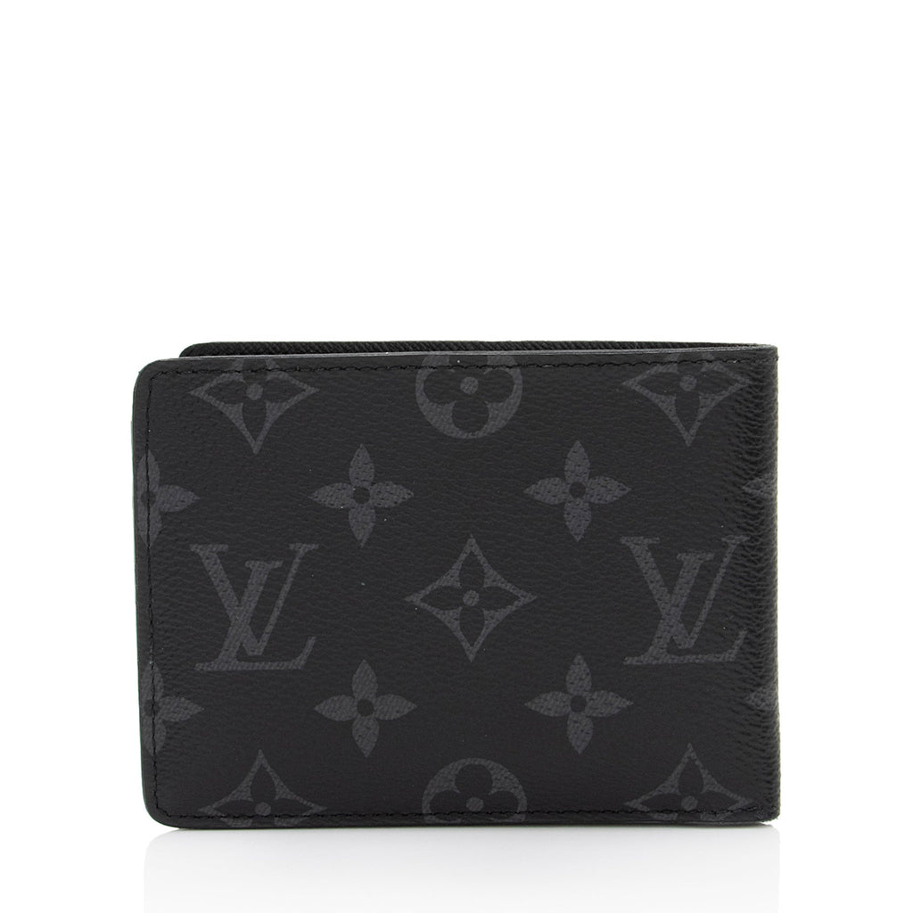 Louis Vuitton Monogram Eclipse Multiple Wallet (SHF-XtFELd)