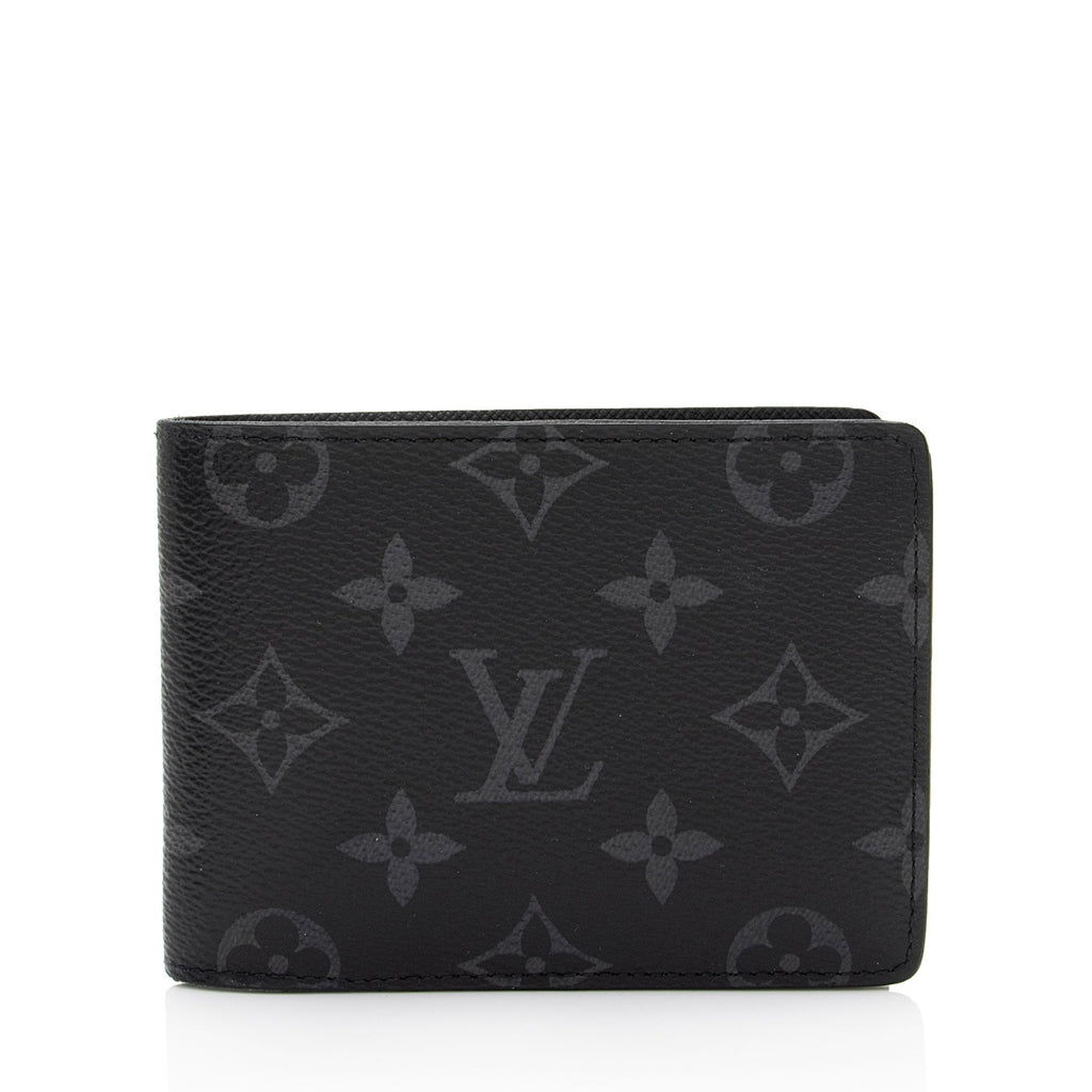 Louis Vuitton Monogram Eclipse Multiple Wallet (SHF-XtFELd)