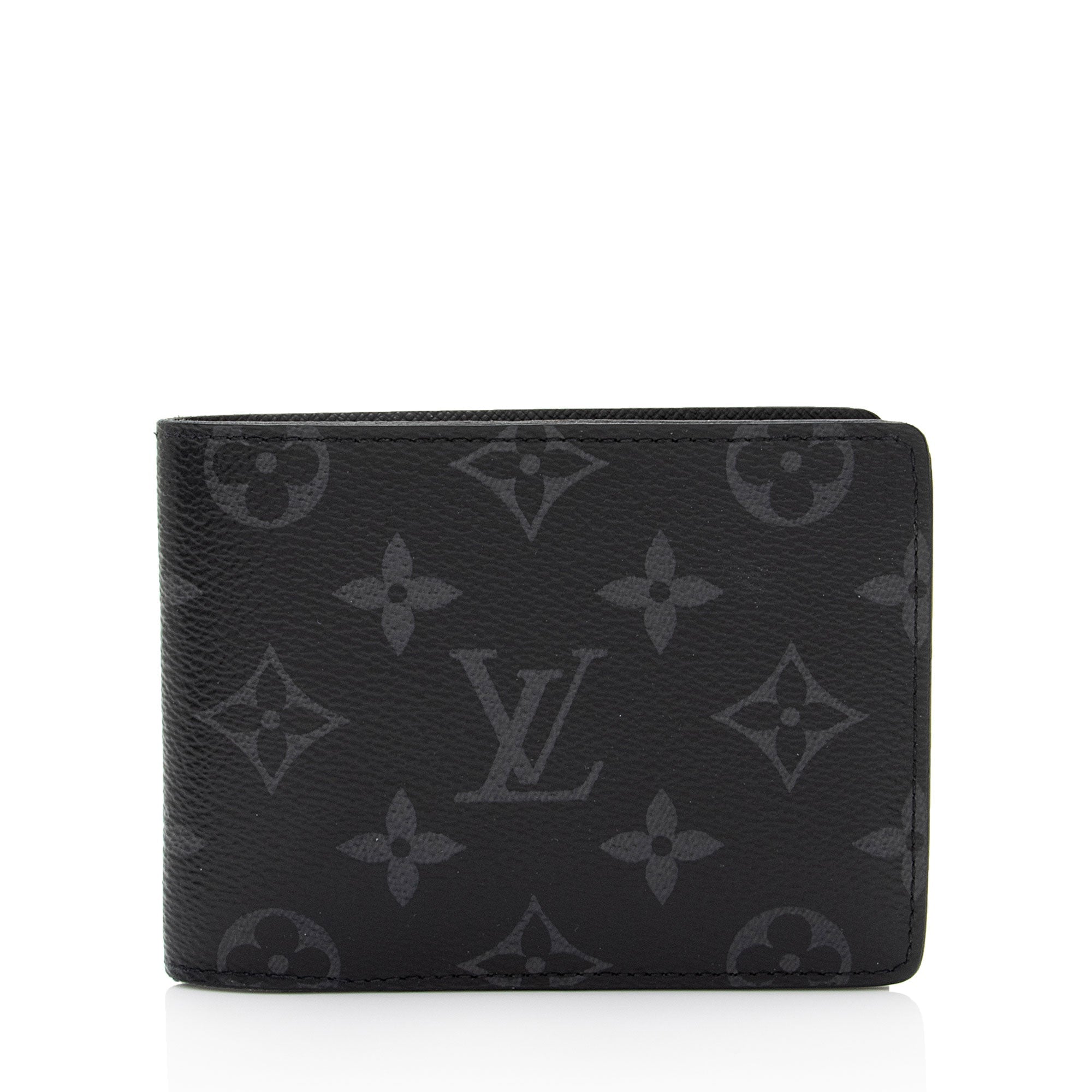 Louis Vuitton Monogram Eclipse Multiple Wallet (SHF-XtFELd)