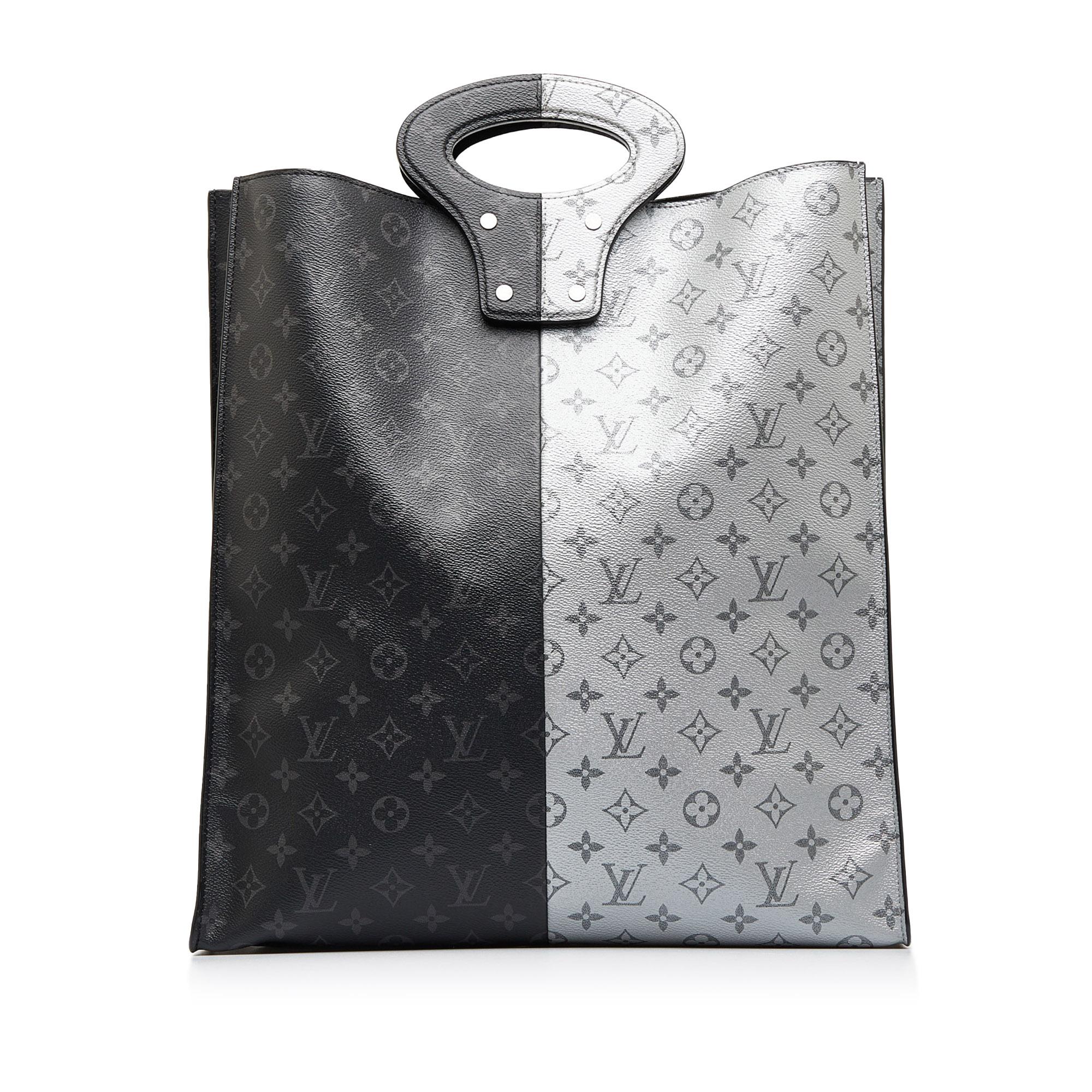 Louis Vuitton Monogram Eclipse North South Tote (SHG-k4XCz5)