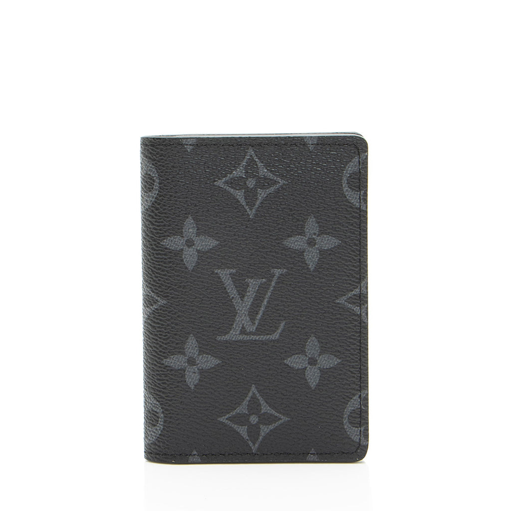 Louis Vuitton Monogram Eclipse Pocket Organizer Wallet (SHF-R5R2LH)