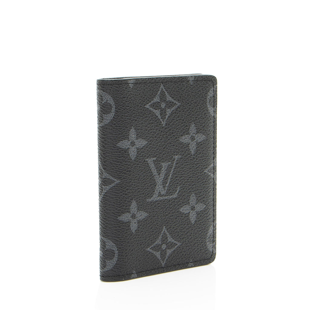 Louis Vuitton Monogram Eclipse Pocket Organizer Wallet (SHF-R5R2LH)