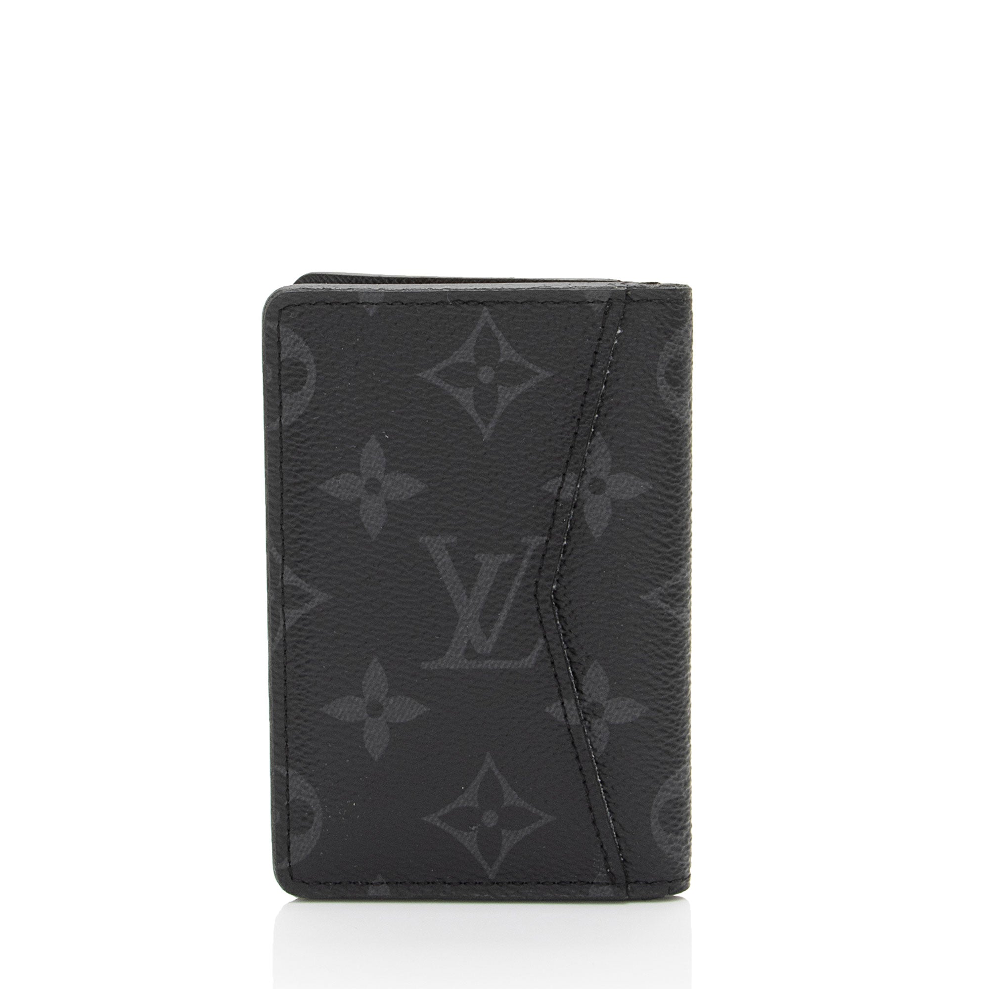Louis Vuitton Monogram Eclipse Pocket Organizer Wallet (SHF-QWewtU)