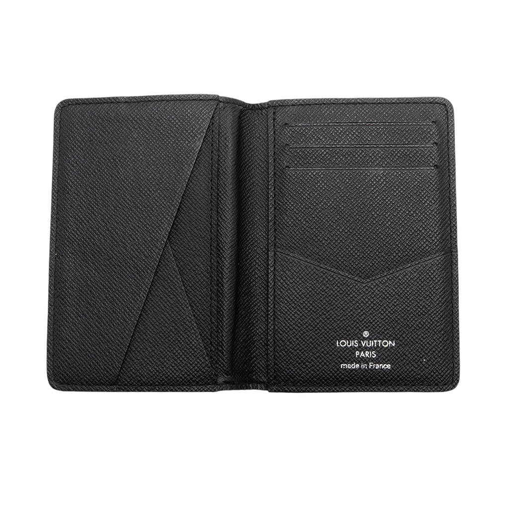 Louis Vuitton Monogram Eclipse Pocket Organizer Wallet (SHF-QWewtU)