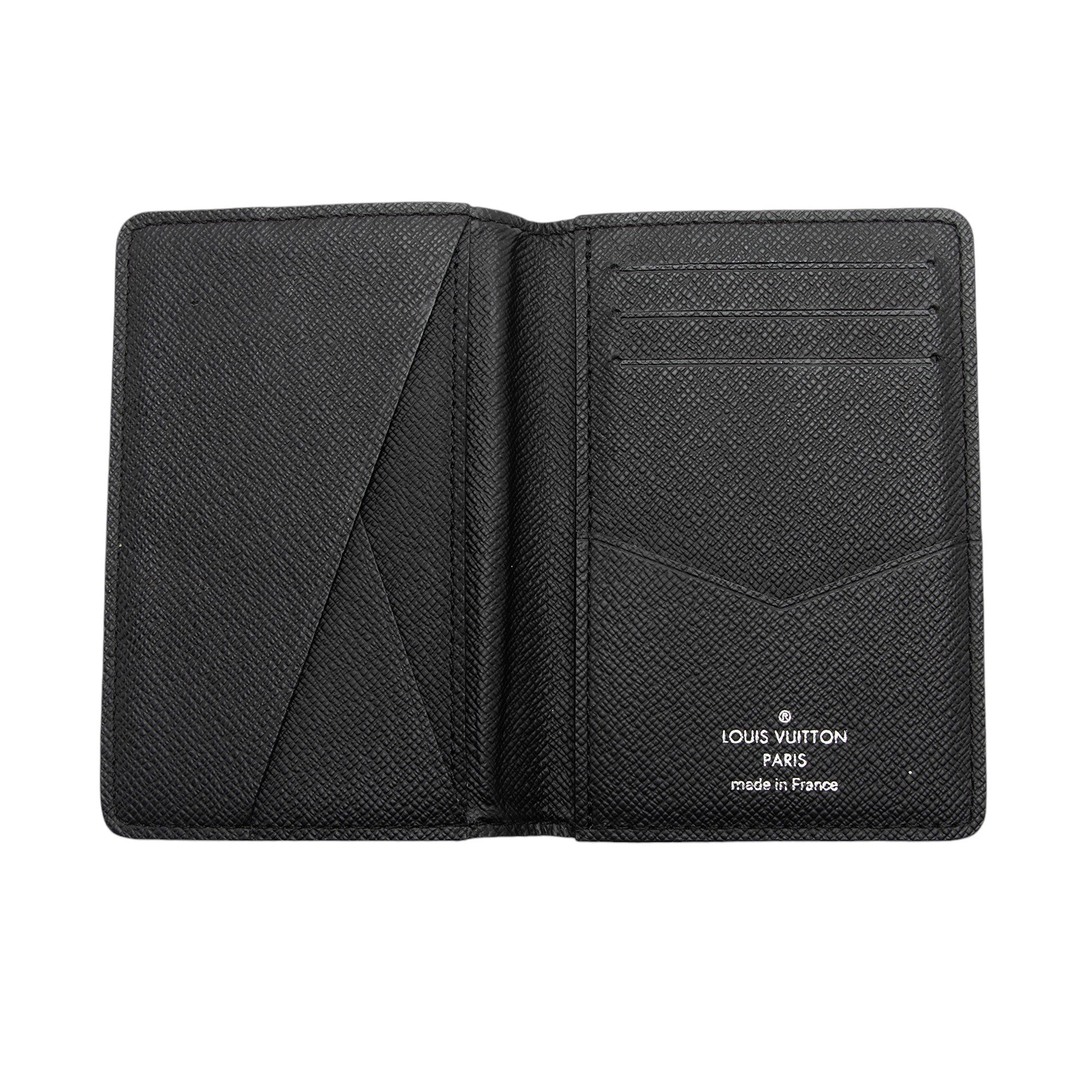 Louis Vuitton Monogram Eclipse Pocket Organizer Wallet (SHF-QWewtU)