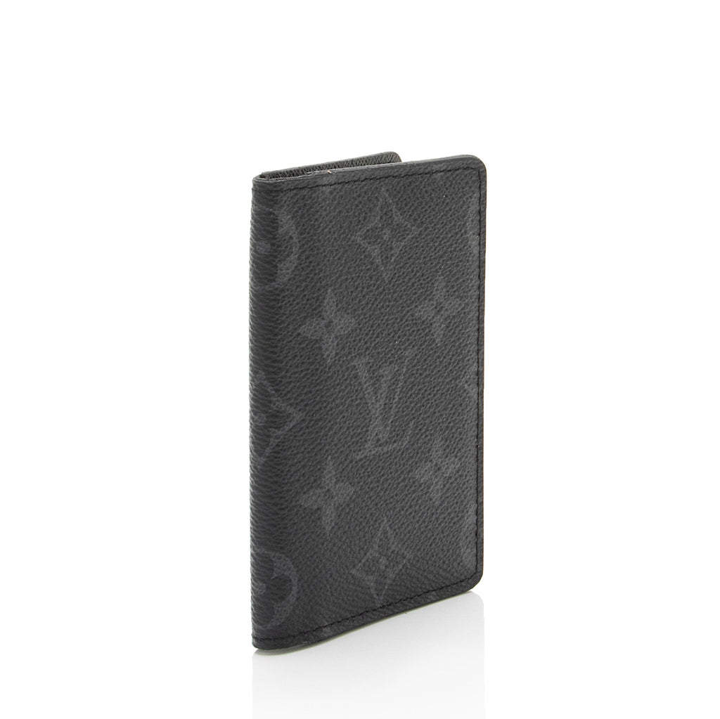 Louis Vuitton Monogram Eclipse Pocket Organizer Wallet (SHF-QWewtU)