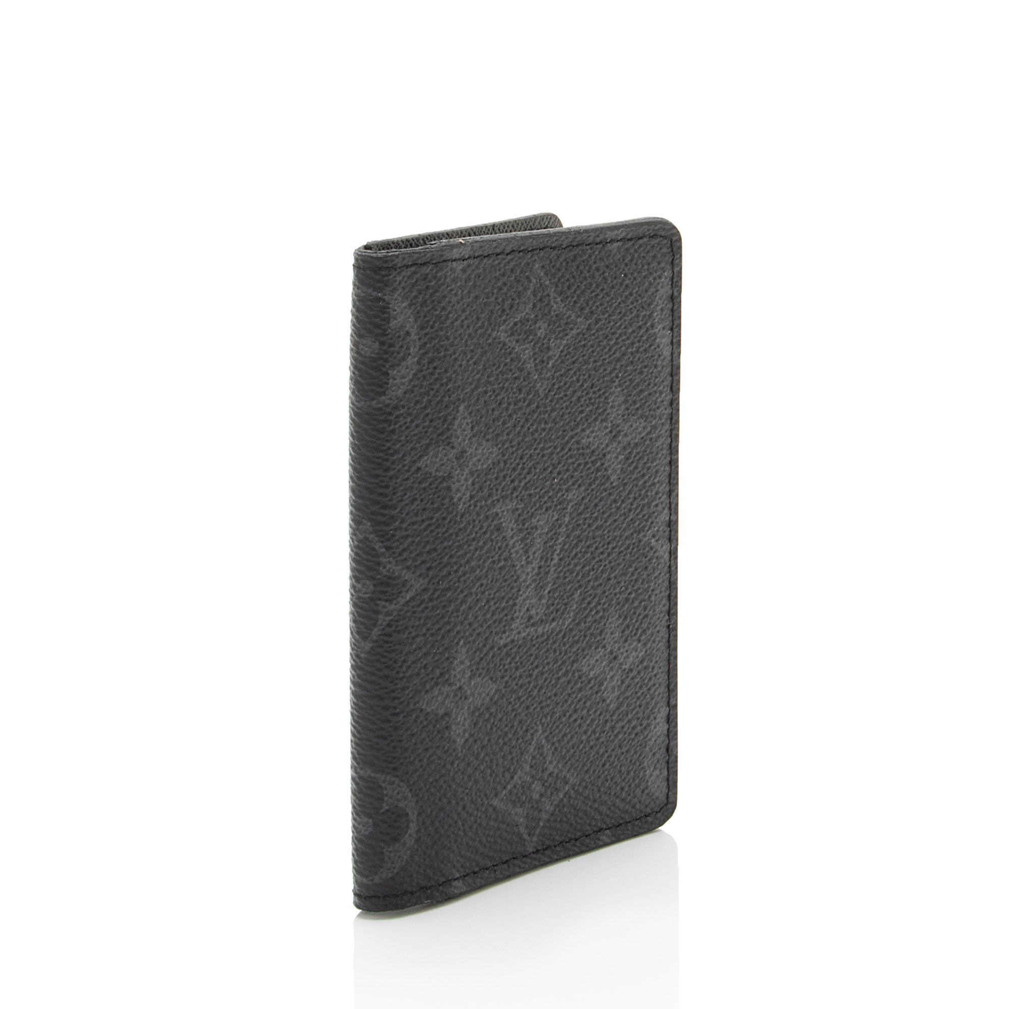 Louis Vuitton Monogram Eclipse Pocket Organizer Wallet (SHF-QWewtU)