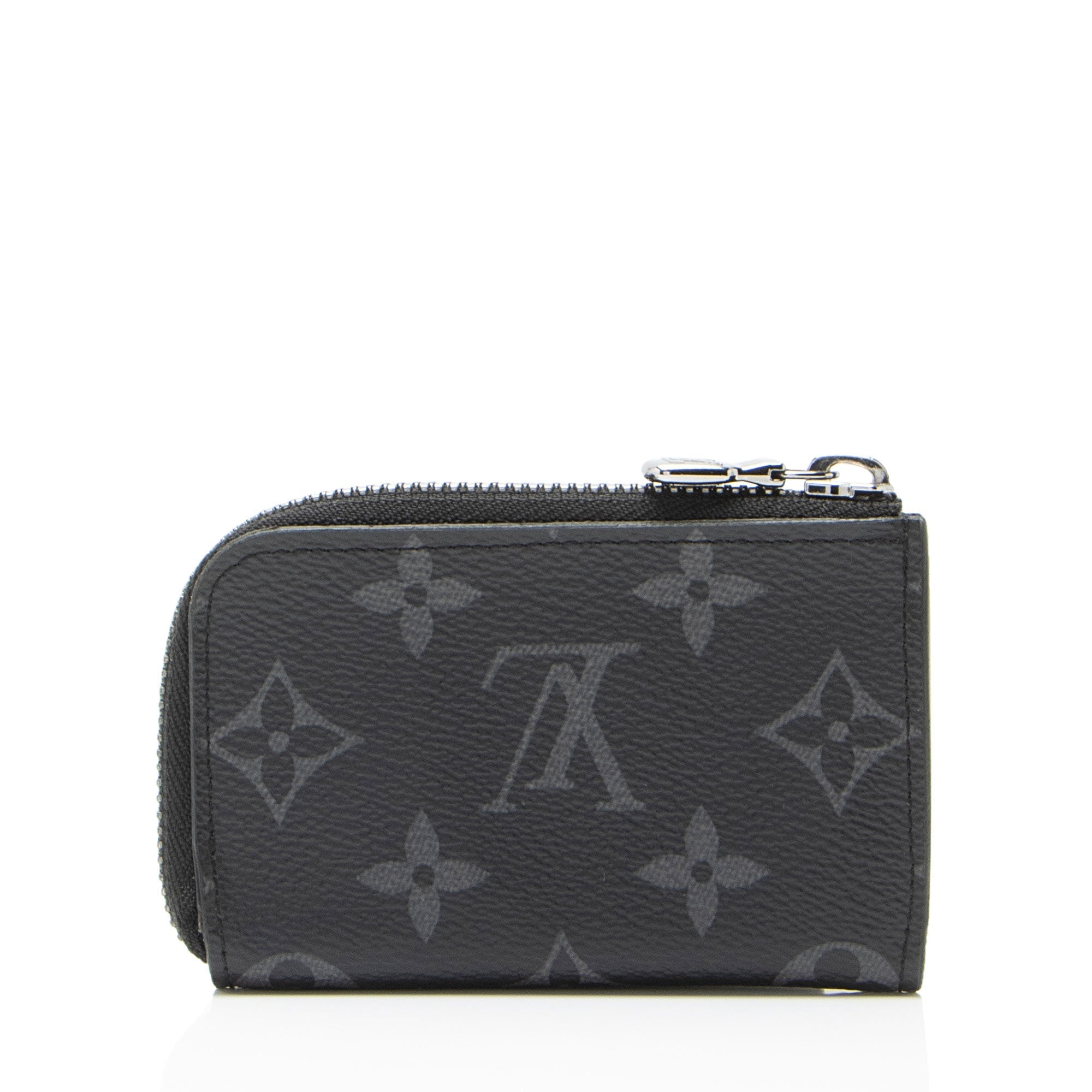 Louis Vuitton Monogram Eclipse Porte Monnaie Jour Zip Coin Purse