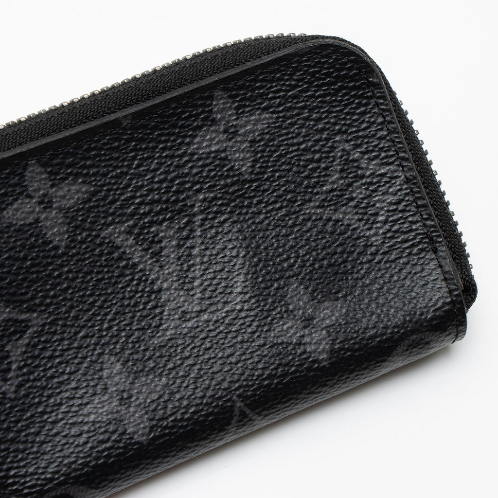 Louis Vuitton Monogram Eclipse Porte Monnaie Jour Zip Coin Purse