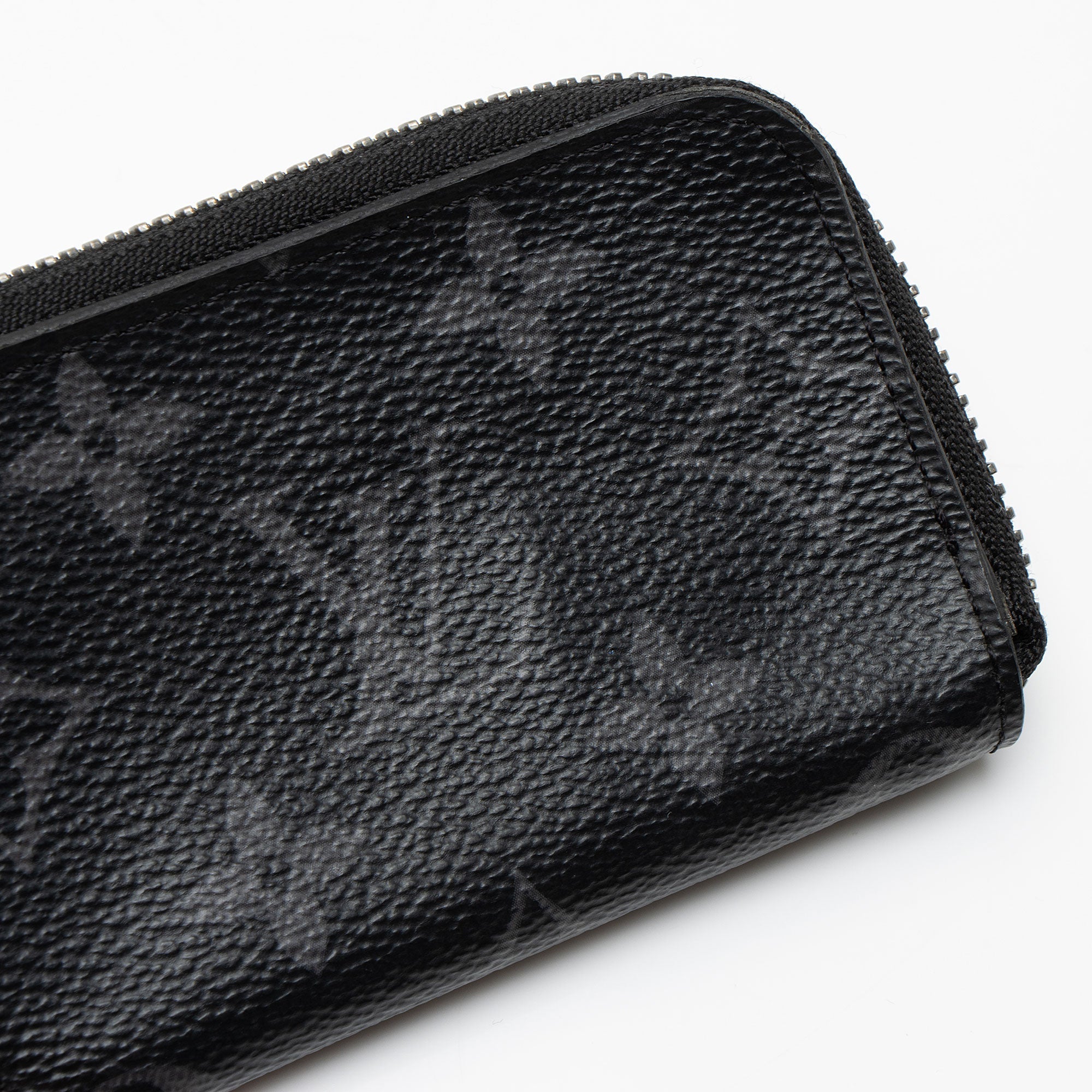 Louis Vuitton Monogram Eclipse Porte Monnaie Jour Zip Coin Purse