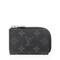 Louis Vuitton Monogram Eclipse Porte Monnaie Jour Zip Coin Purse