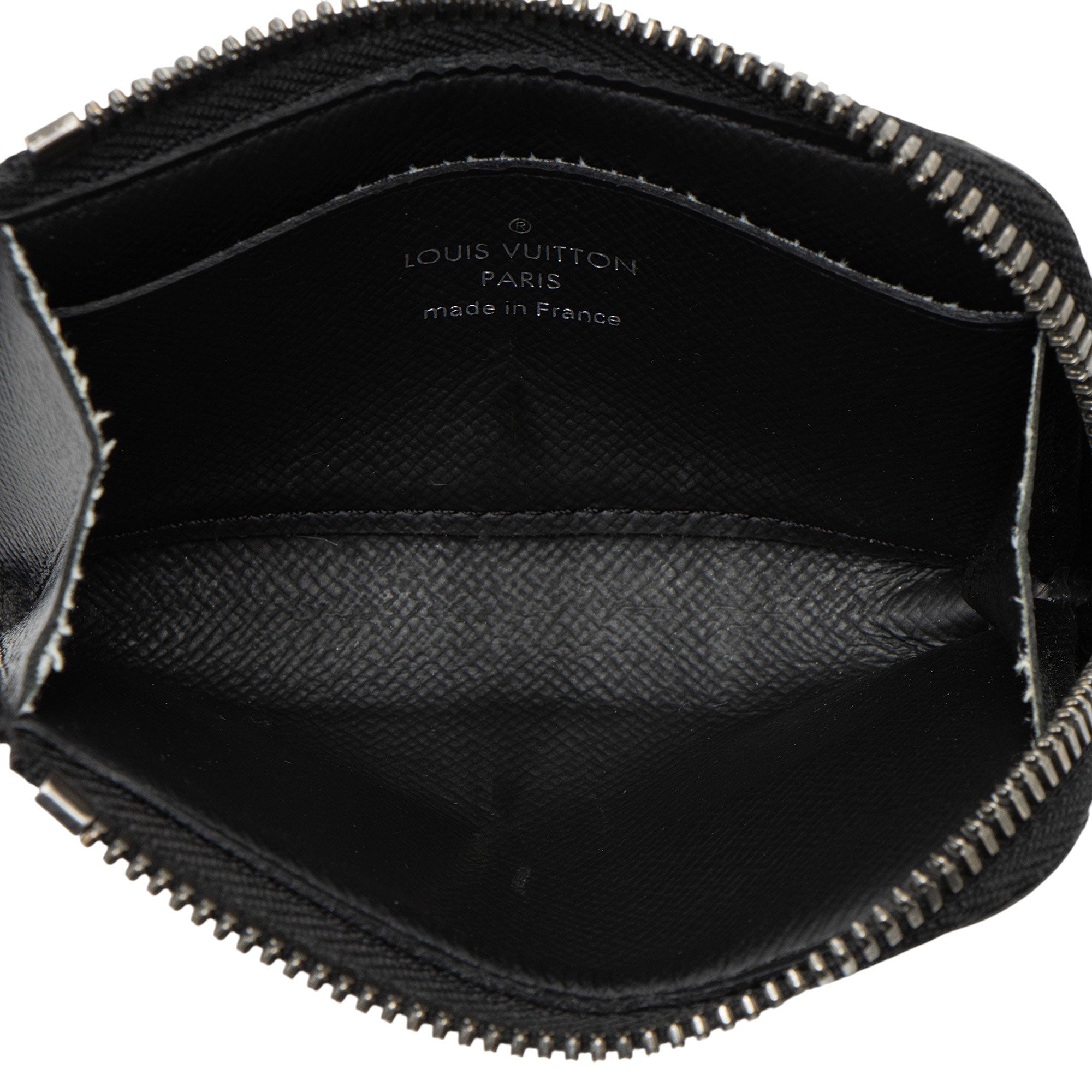 Louis Vuitton Monogram Eclipse Porte Monnaie Jour Zip Coin Purse