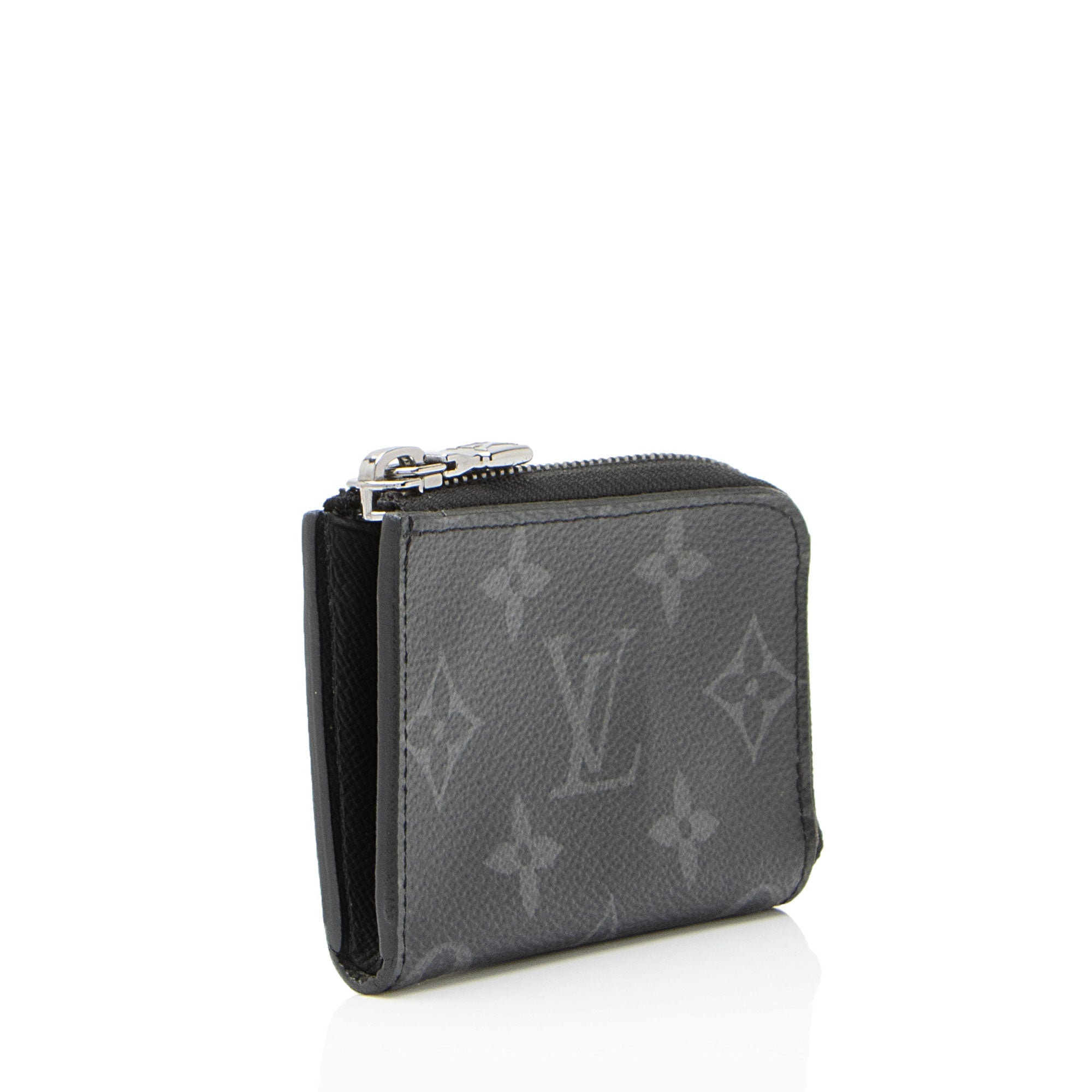 Louis Vuitton Monogram Eclipse Porte Monnaie Jour Zip Coin Purse