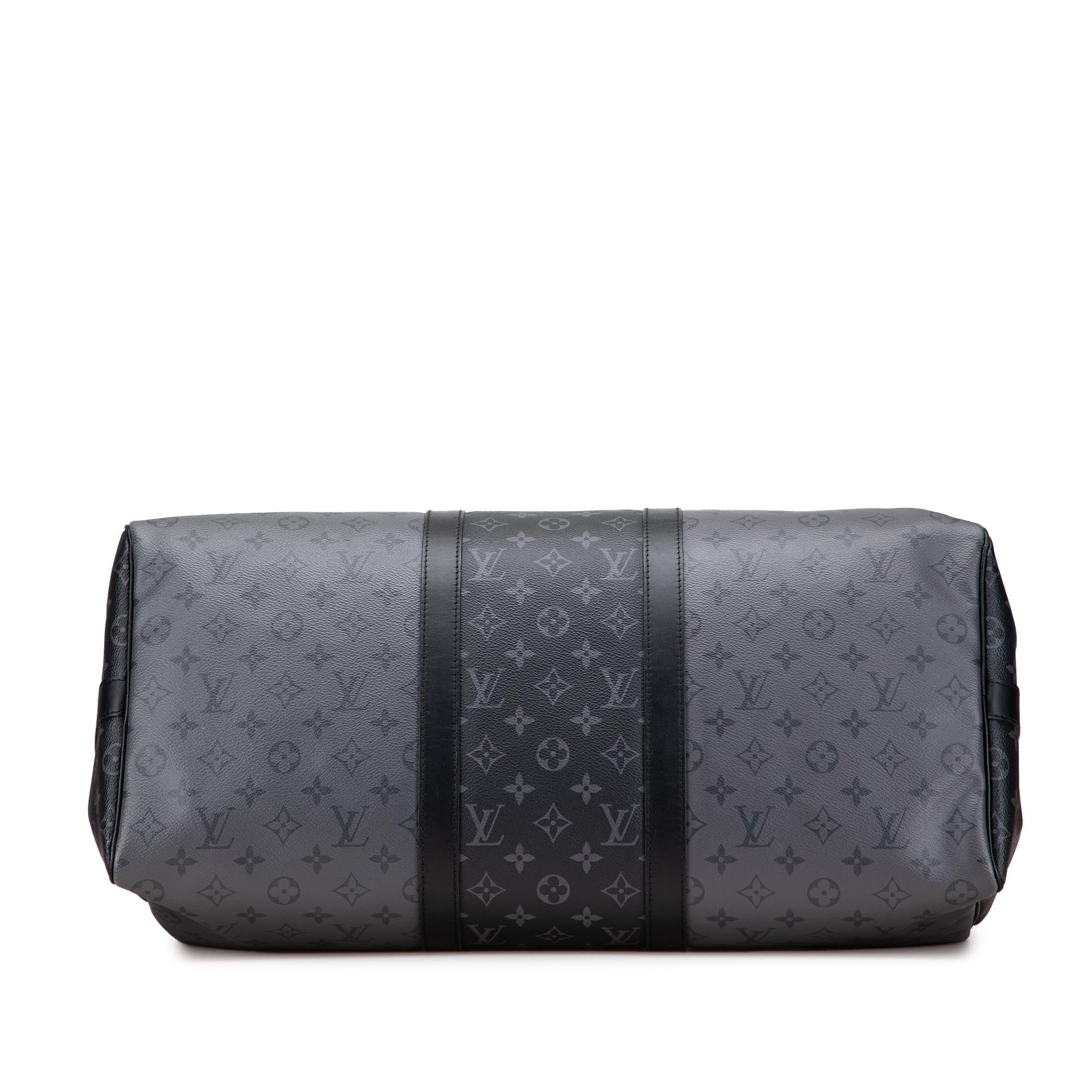 Louis Vuitton Monogram Eclipse Reverse Keepall Bandouliere 50