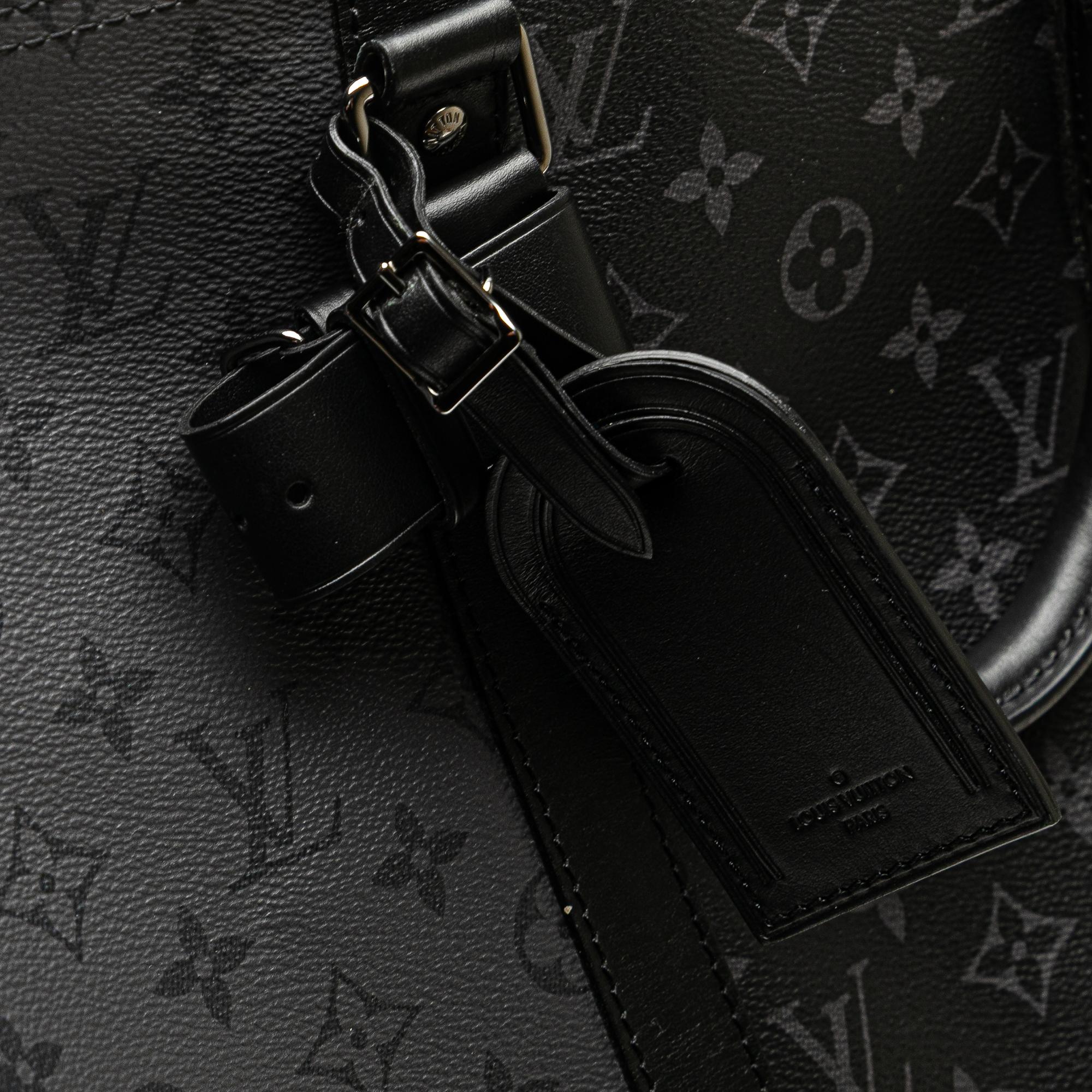 Louis Vuitton Monogram Eclipse Reverse Keepall Bandouliere 50
