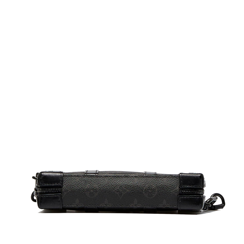 Louis Vuitton Monogram Eclipse Soft Trunk Wallet Crossbody (SHG-5AlnAH)