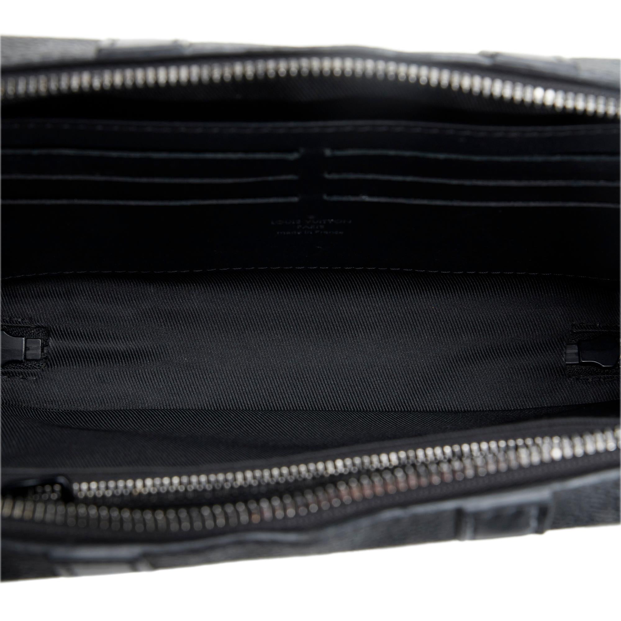 Louis Vuitton Monogram Eclipse Soft Trunk Wallet Crossbody