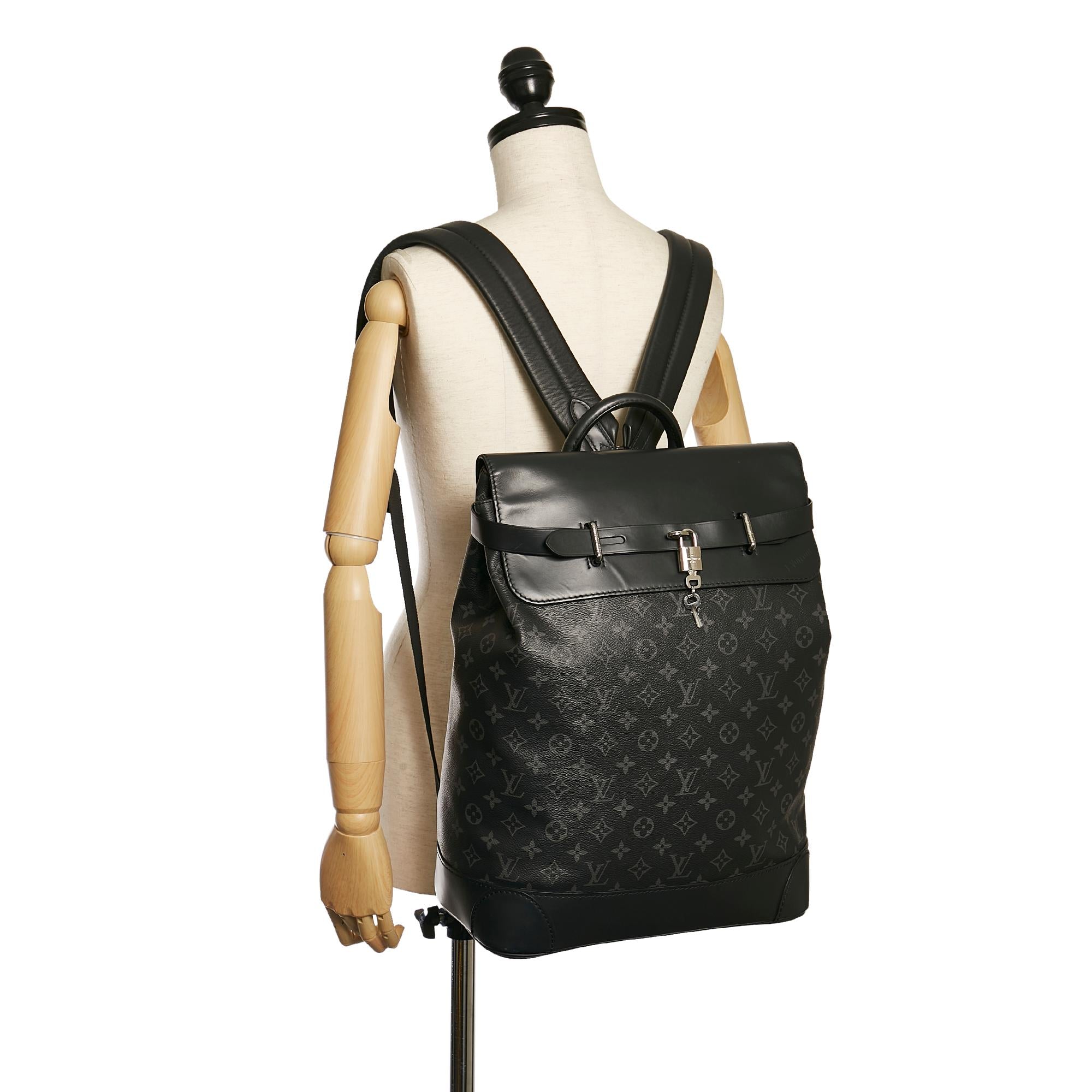 Louis Vuitton Monogram Eclipse Steamer (SHG-34211)