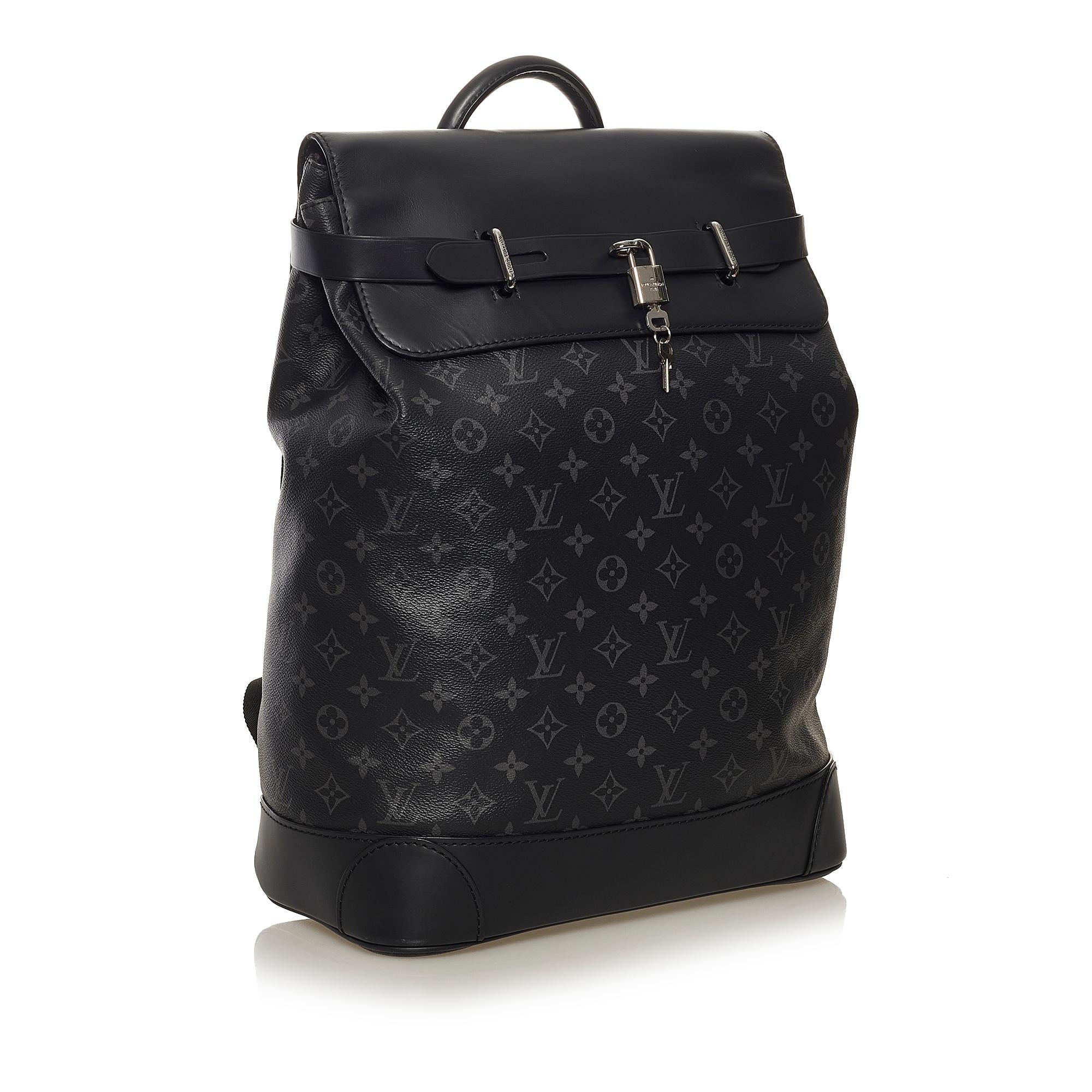 Louis Vuitton Monogram Eclipse Steamer (SHG-34211)