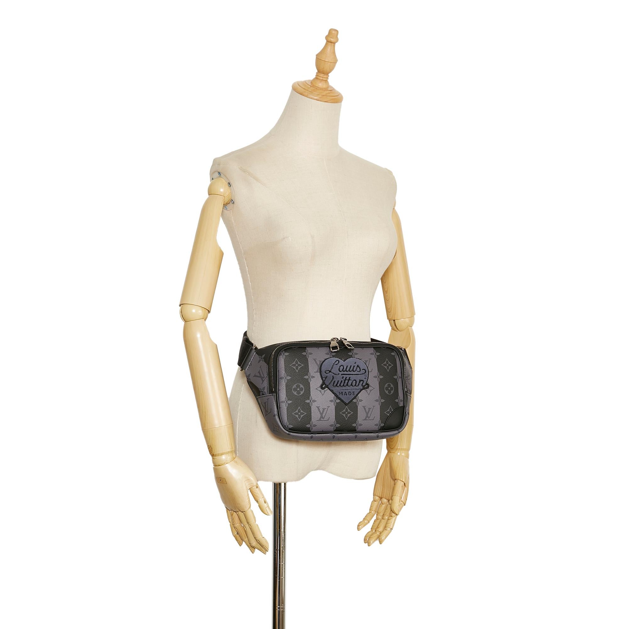 Louis Vuitton Monogram Eclipse Stripes Modular Sling Bag
