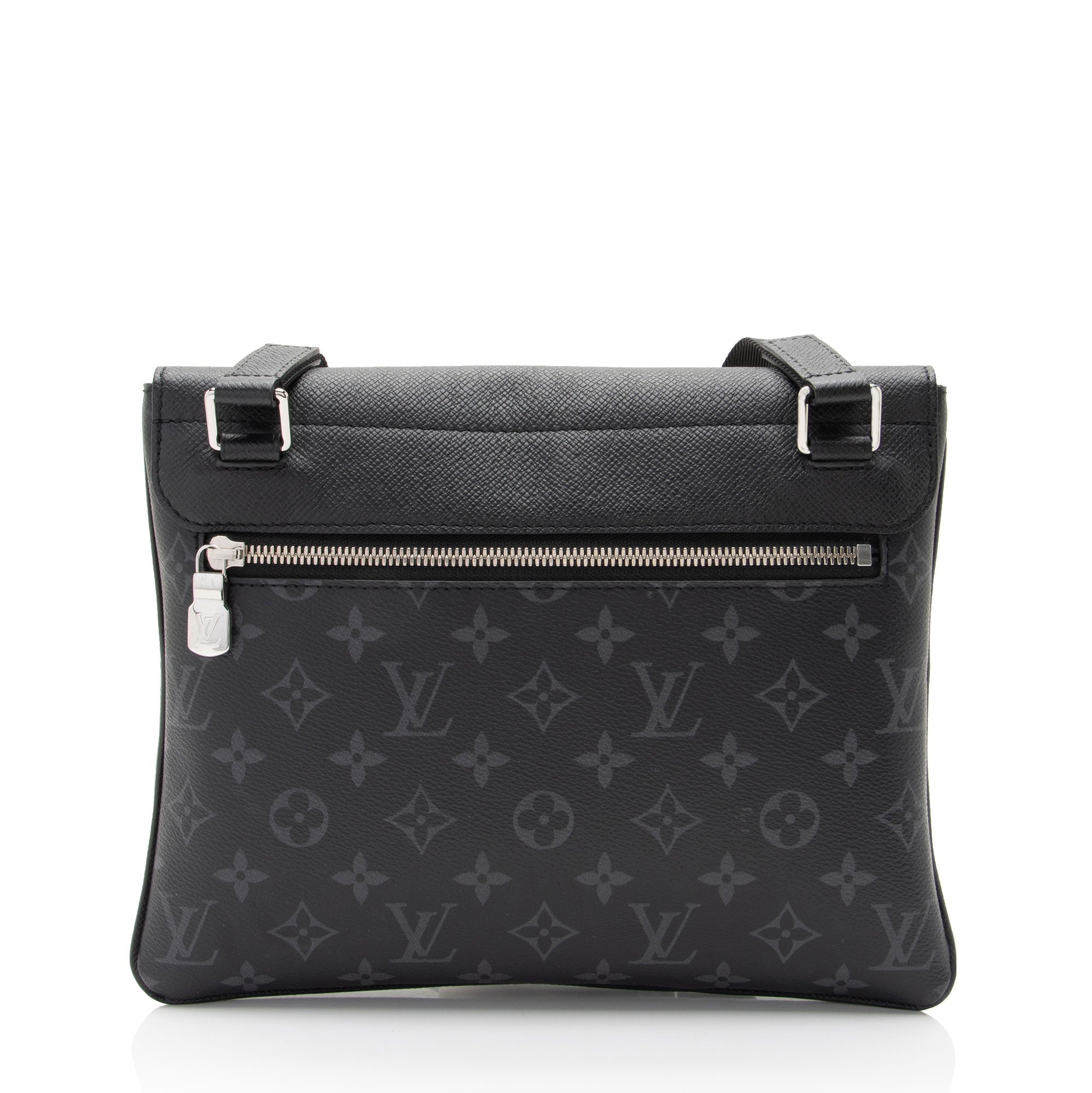 Louis Vuitton Monogram Eclipse Taiga Leather Outdoor Flap Messenger (SHF-gVKeRb)