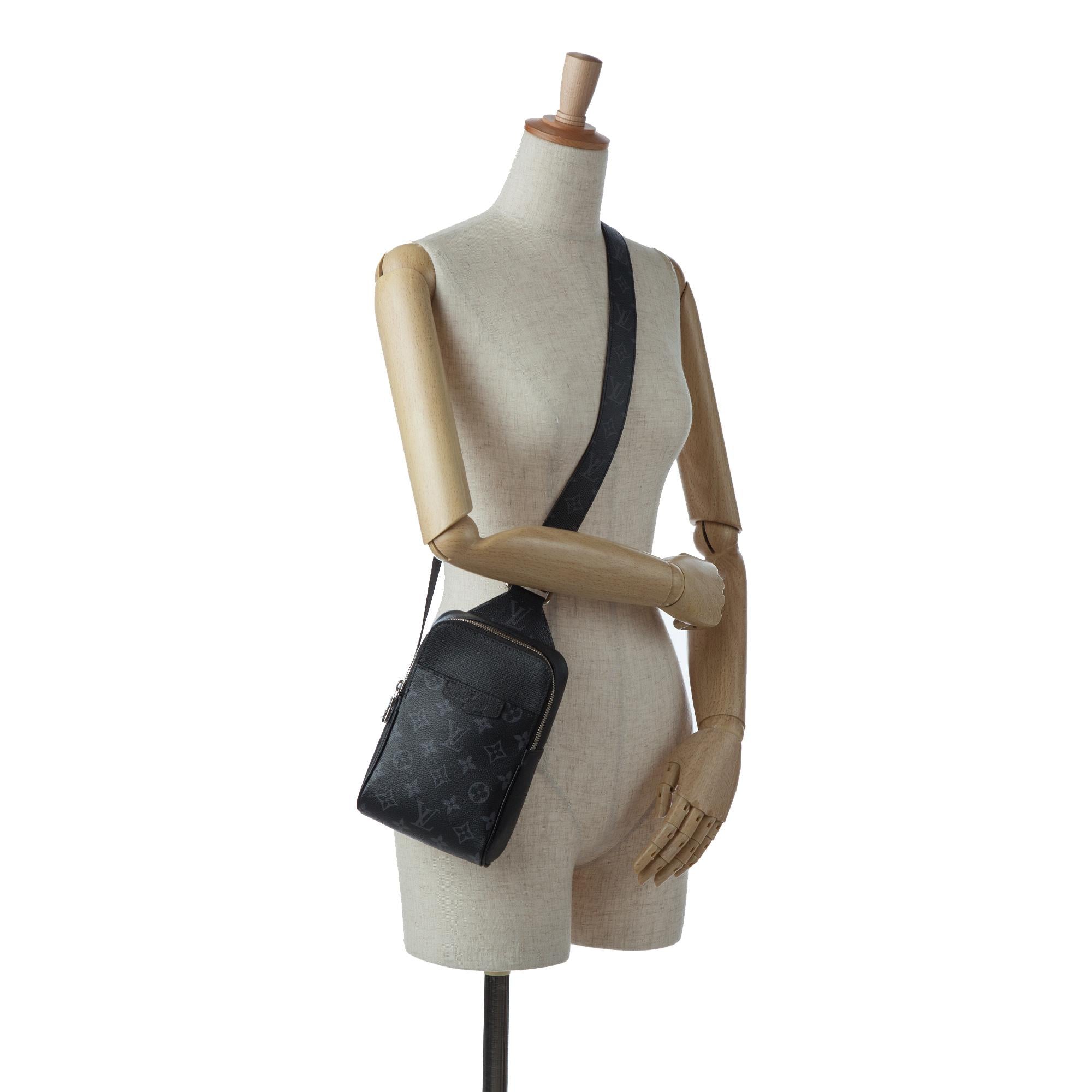 Louis Vuitton Monogram Eclipse Taigarama Outdoor Sling Bag (SHG-zKGumc)