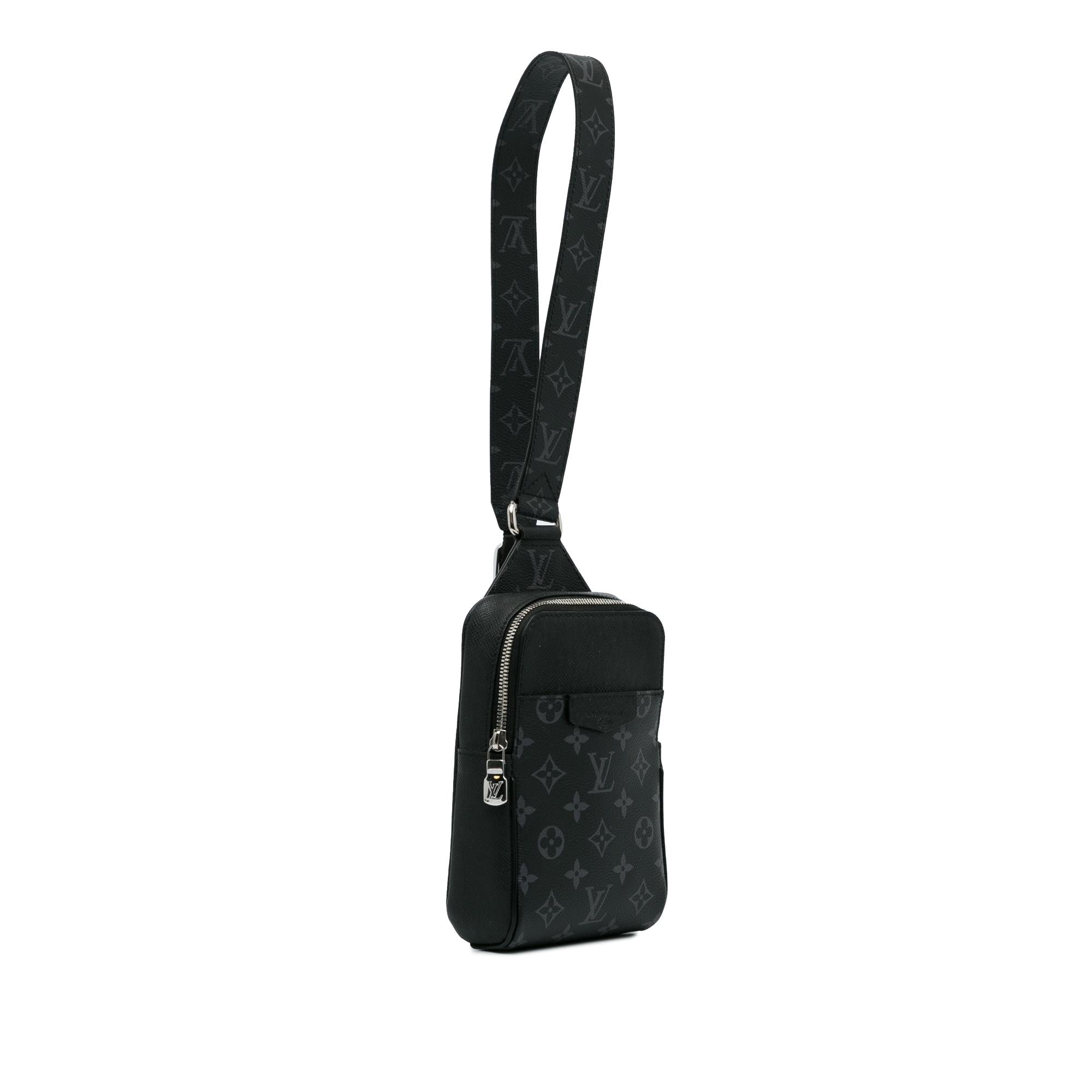 Louis Vuitton Monogram Eclipse Taigarama Outdoor Sling Bag (SHG-zKGumc)