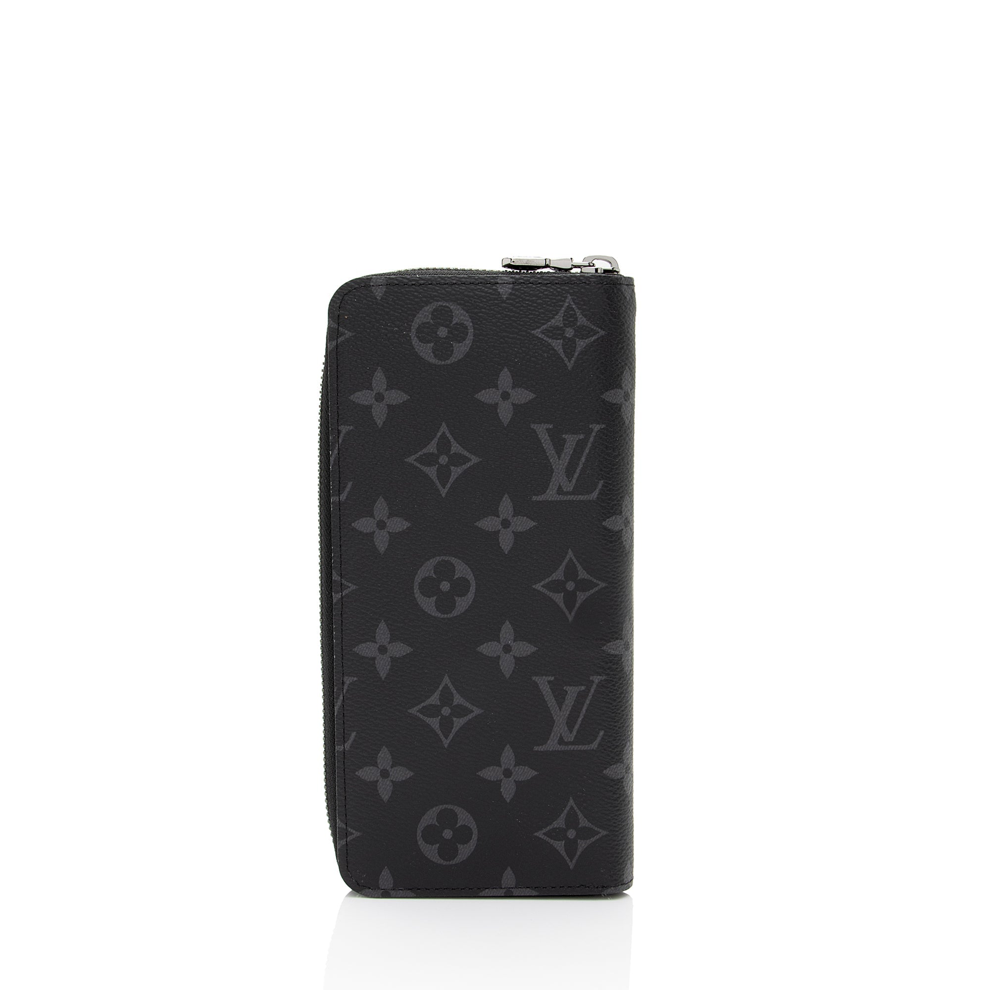 Louis Vuitton Monogram Eclipse Vertical Zippy Wallet (SHF-aUsvWA)