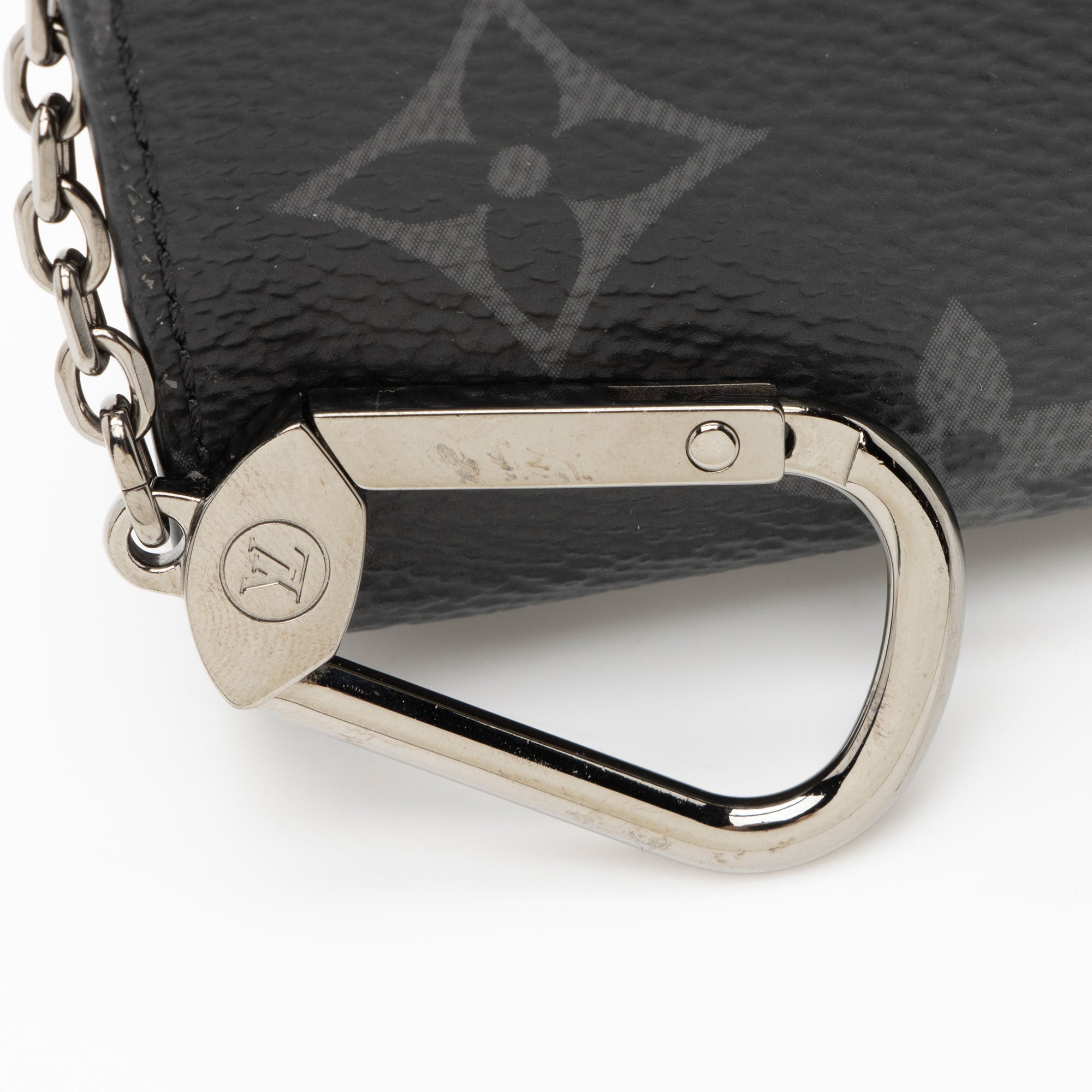 Louis Vuitton Monogram Eclipse Voyage Key Pouch