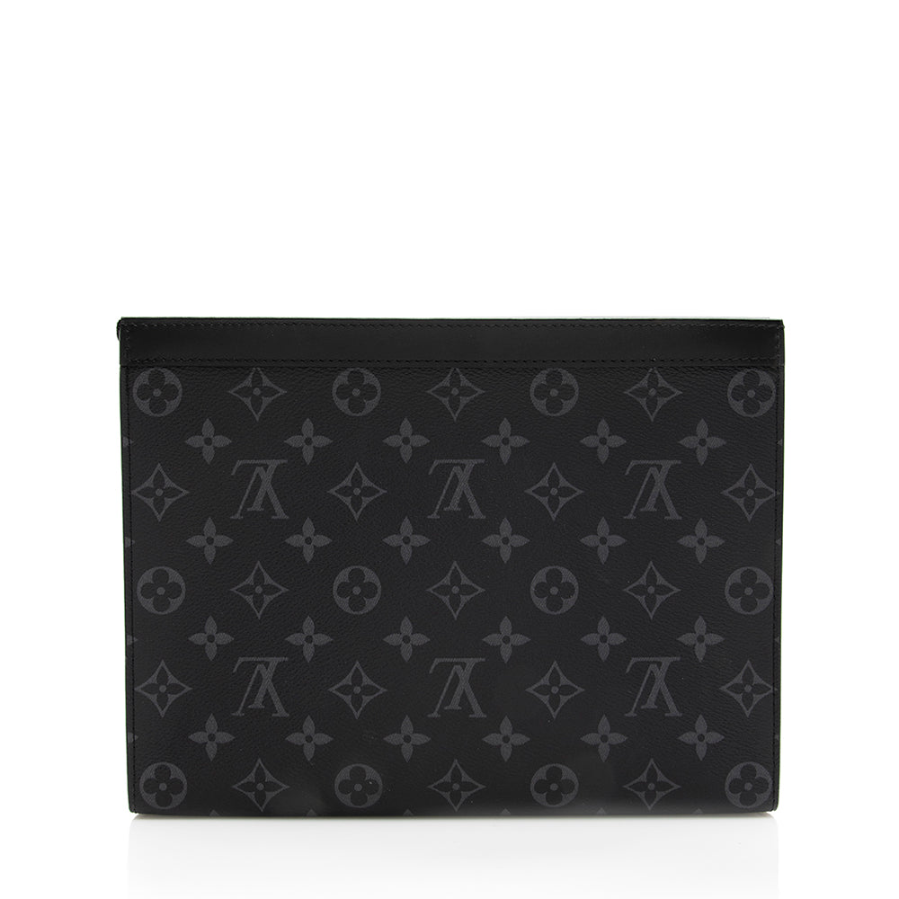 Louis Vuitton Monogram Eclipse Voyage MM Pochette (SHF-19476)