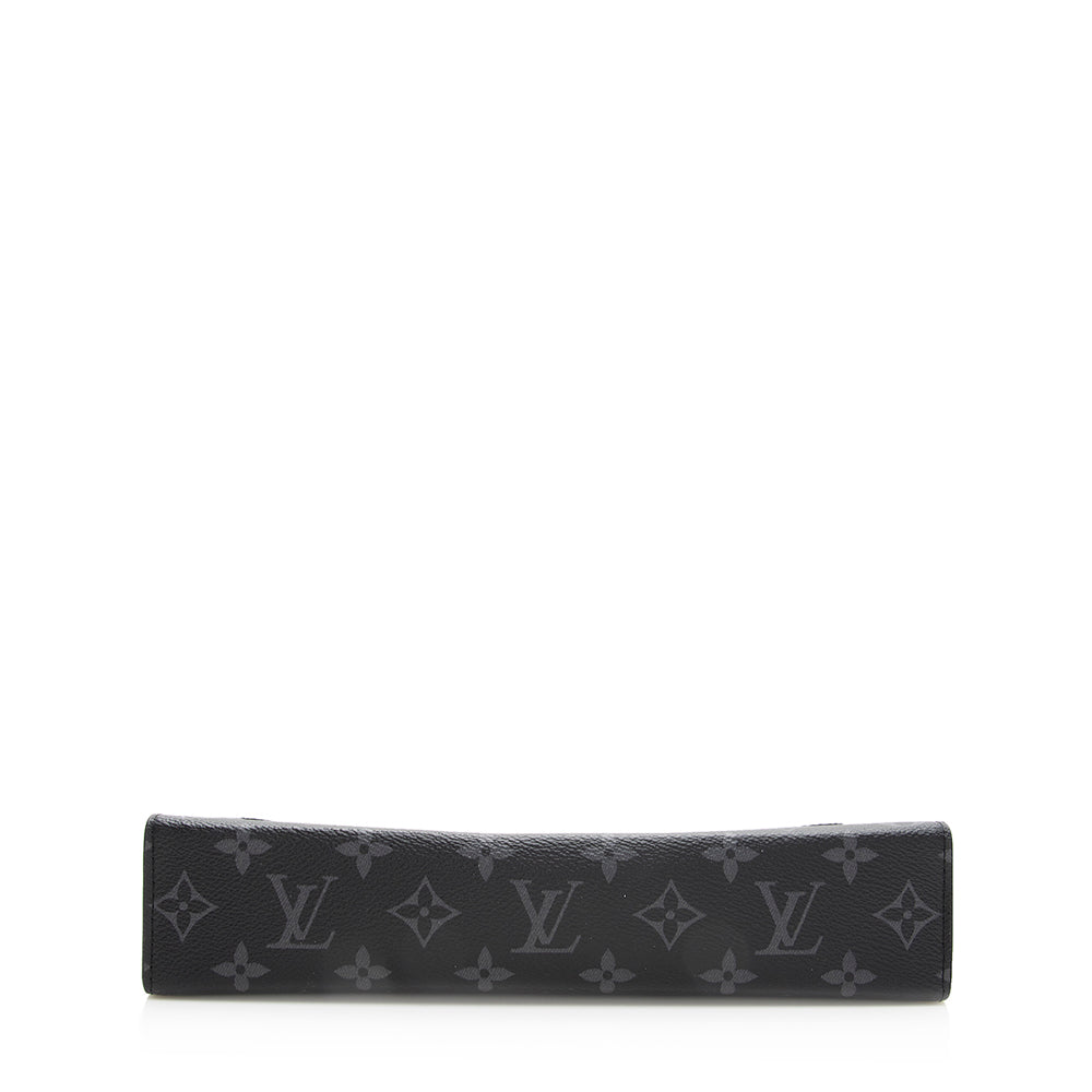 Louis Vuitton Monogram Eclipse Voyage MM Pochette (SHF-19476)