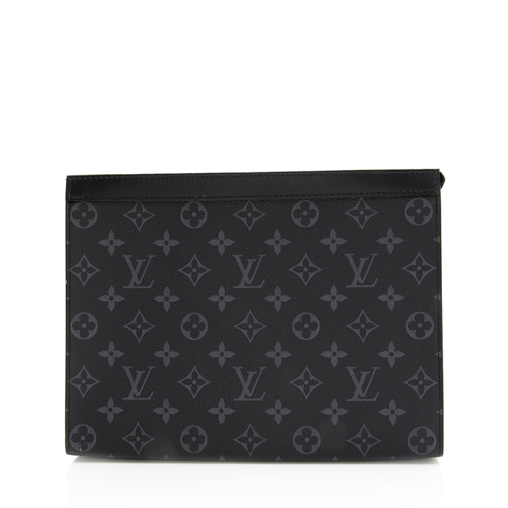 Louis Vuitton Monogram Eclipse Voyage MM Pochette (SHF-19476)