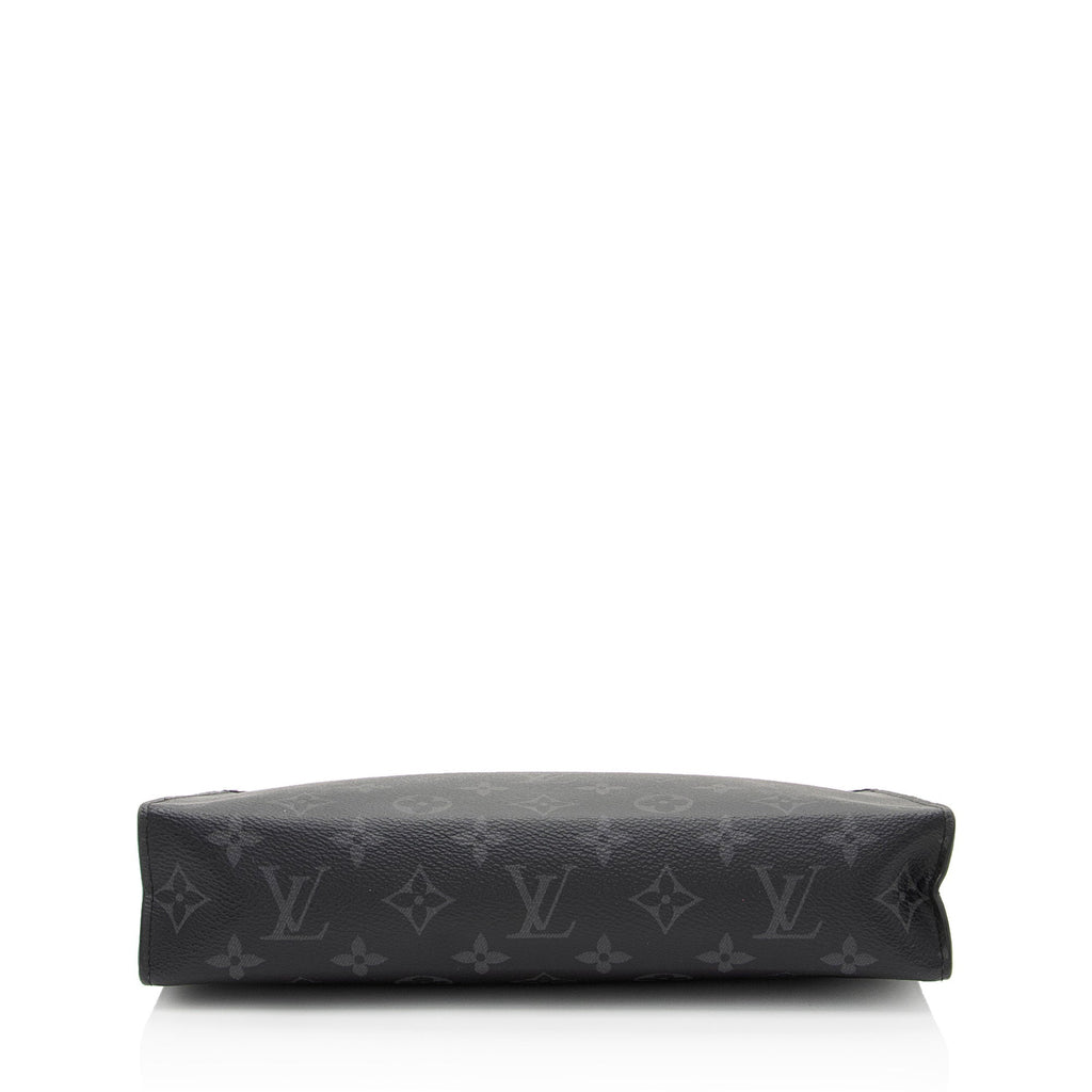 Louis Vuitton Monogram Eclipse Voyage MM Pochette (SHF-naXUvB)