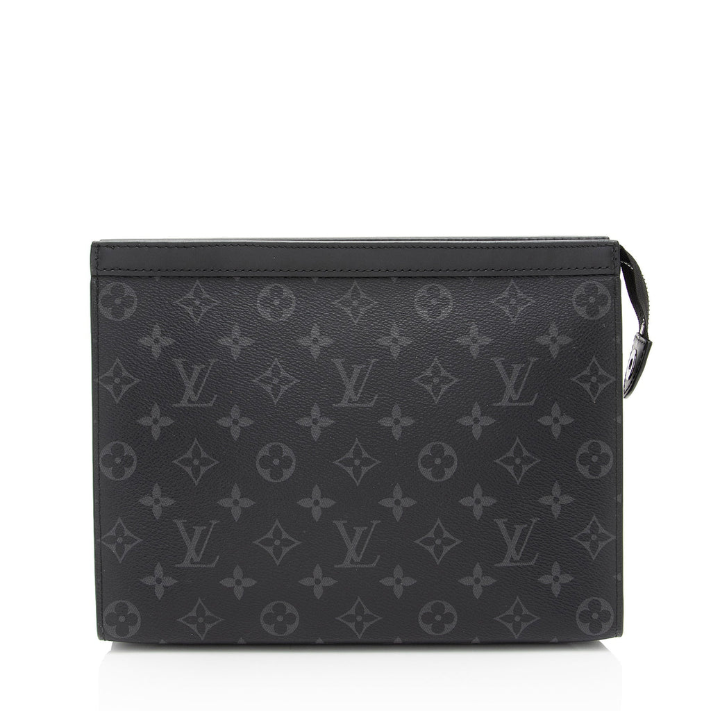 Louis Vuitton Monogram Eclipse Voyage MM Pochette (SHF-naXUvB)