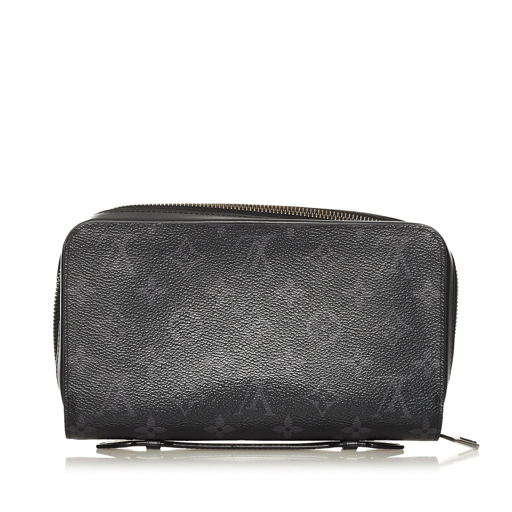 Louis Vuitton Monogram Eclipse Zippy XL Wallet (SHG-34522)
