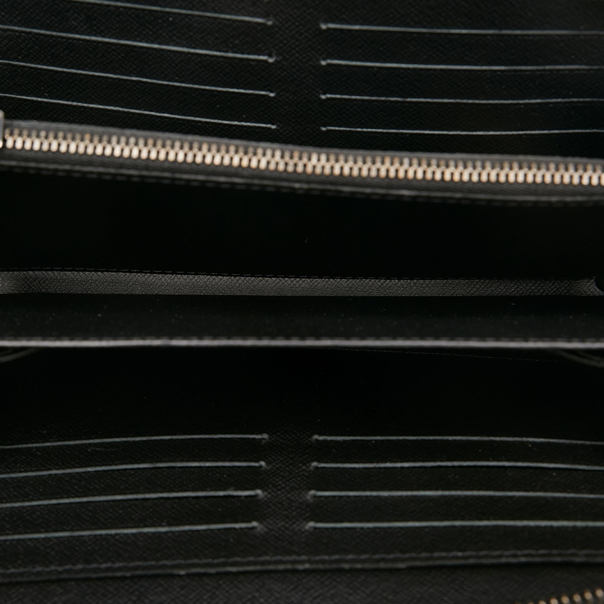 Louis Vuitton Monogram Eclipse Zippy XL Wallet (SHG-34522)