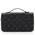 Louis Vuitton Monogram Eclipse Zippy XL Wallet (SHF-ZMZYjz)