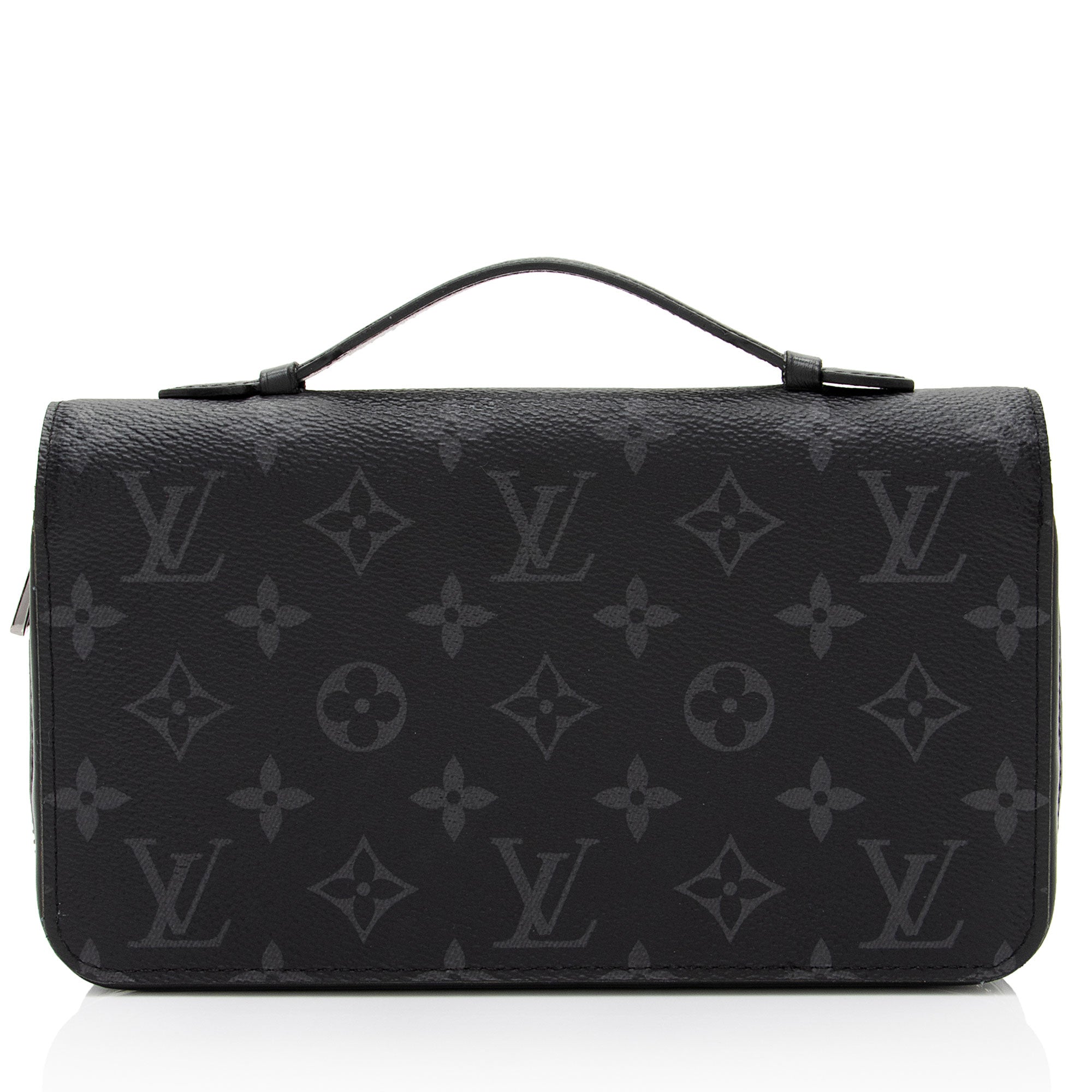 Louis Vuitton Monogram Eclipse Zippy XL Wallet (SHF-ZMZYjz)