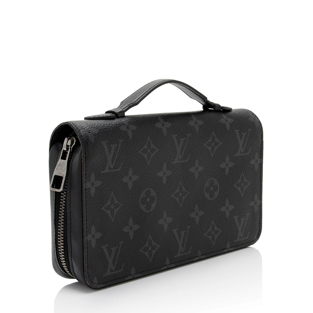 Louis Vuitton Monogram Eclipse Zippy XL Wallet (SHF-ZMZYjz)