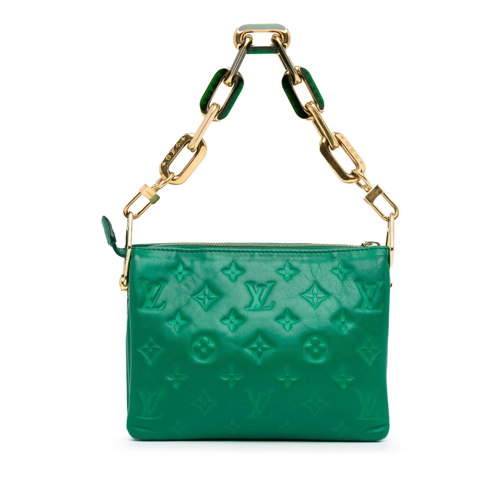 Louis Vuitton Monogram Embossed Coussin BB (SHG-p85ENn)