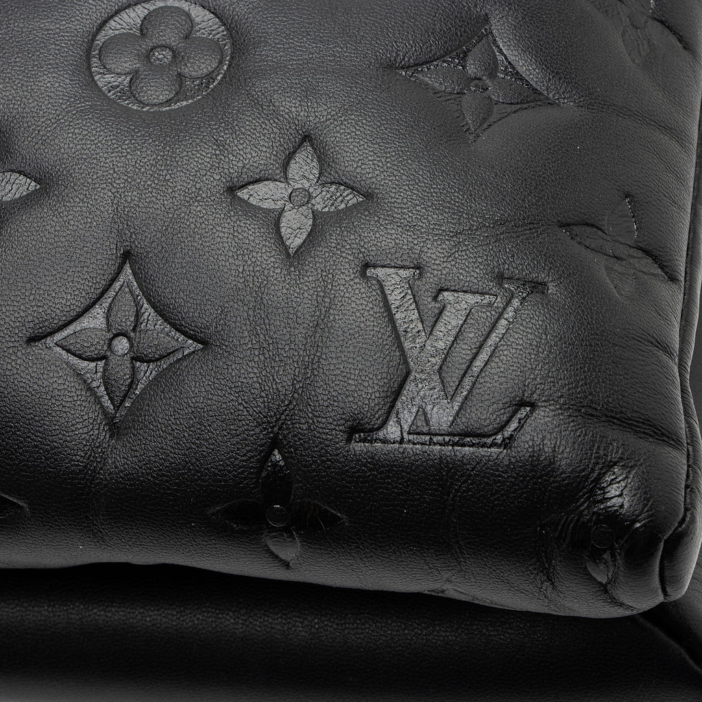 Louis Vuitton Monogram Embossed Lambskin Coussin MM Shoulder Bag
