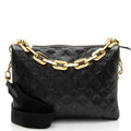 Louis Vuitton Monogram Embossed Lambskin Coussin MM Shoulder Bag