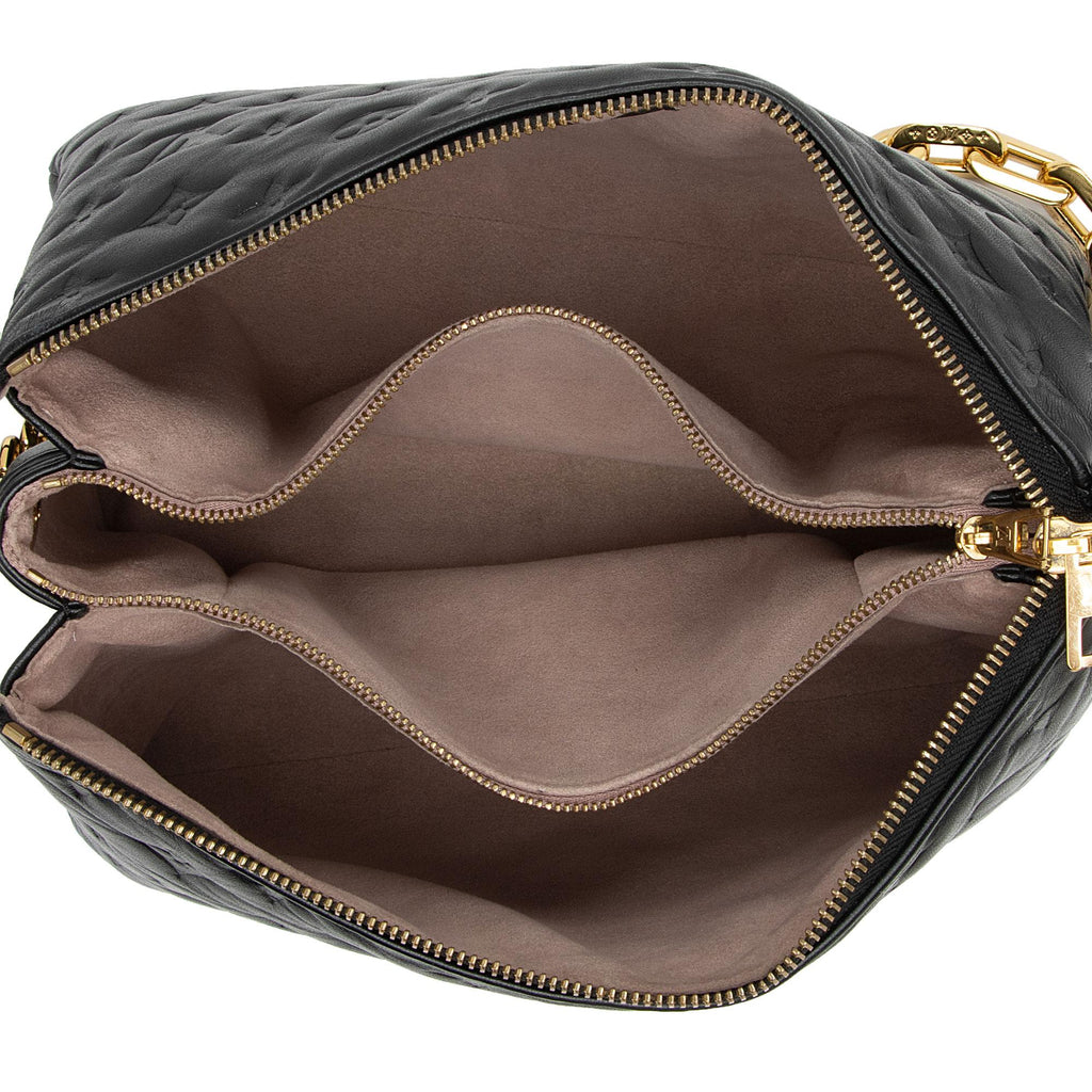 Louis Vuitton Monogram Embossed Lambskin Coussin PM Shoulder Bag (SHF-4qrMA6)