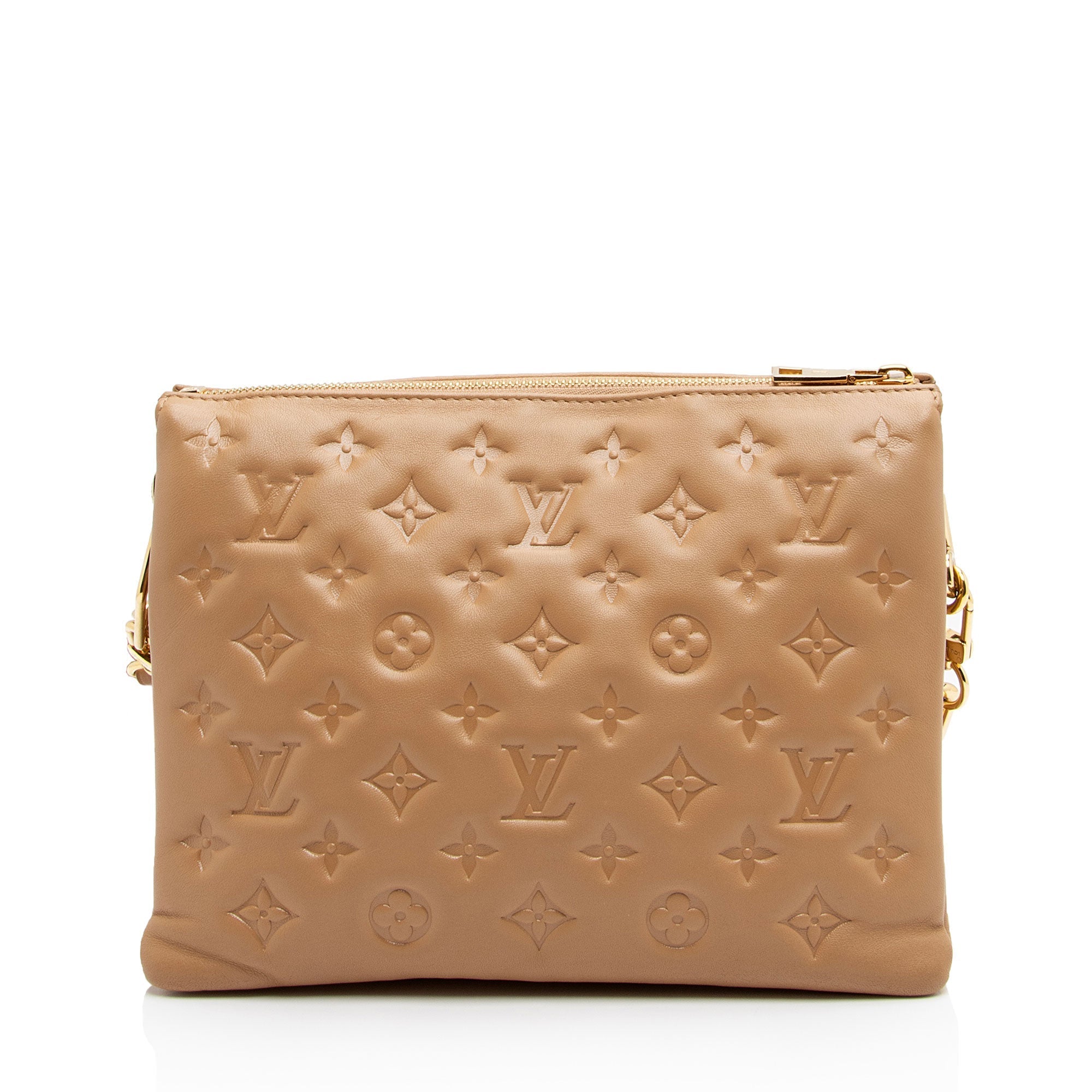 Louis Vuitton Monogram Embossed Lambskin Coussin PM Shoulder Bag (SHF-u4QQP3)