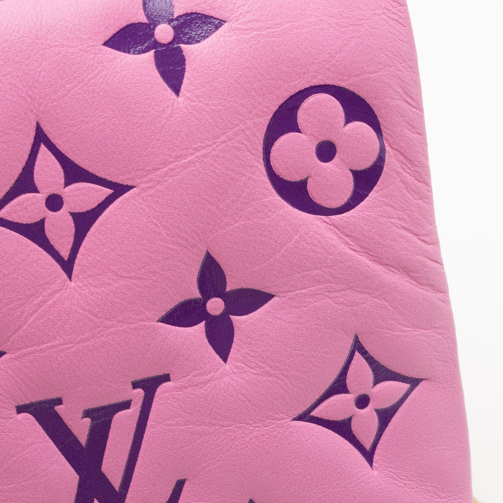 Louis Vuitton Monogram Embossed Lambskin Coussin Pochette (SHF-oTUif1)