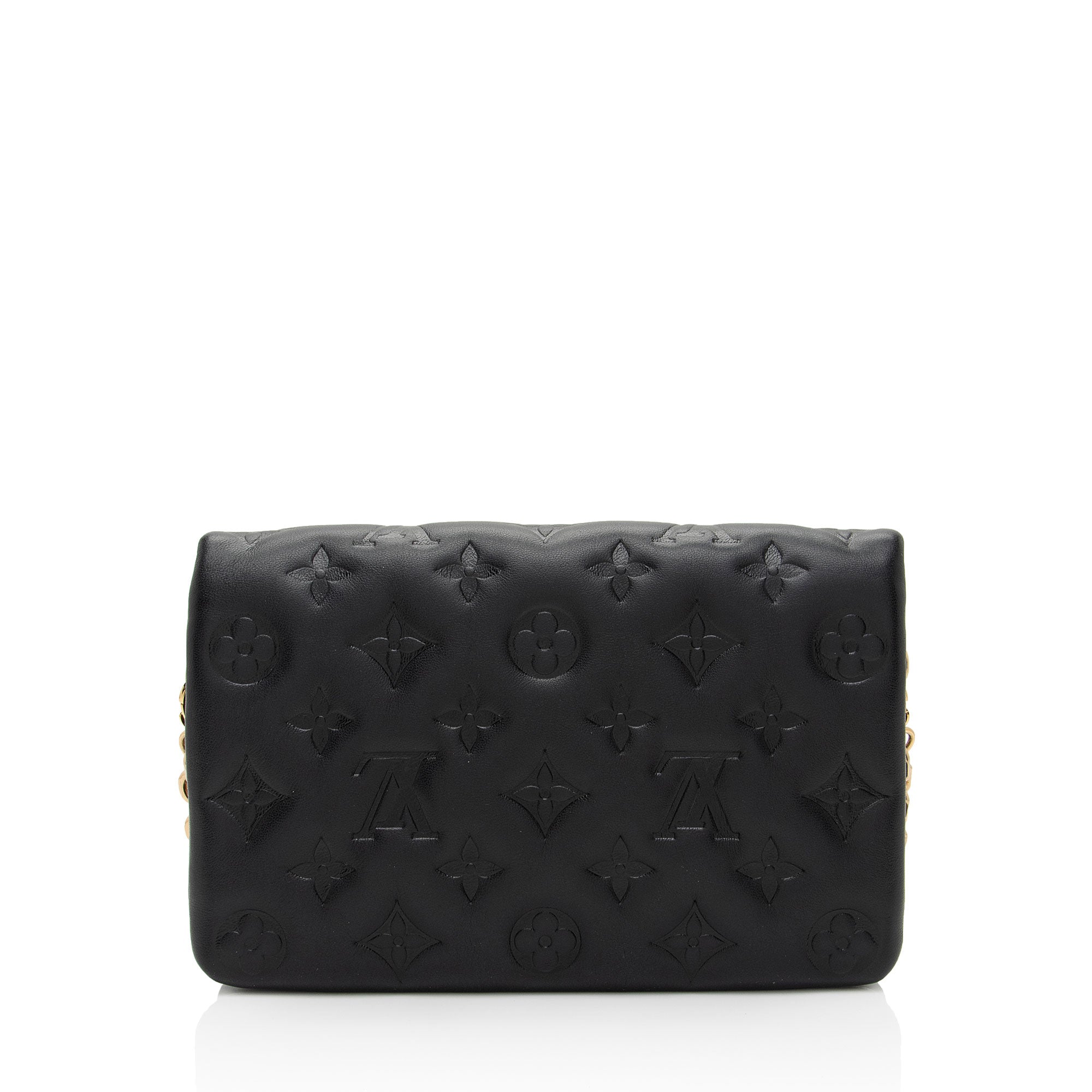 Louis Vuitton Monogram Embossed Lambskin Coussin Pochette (SHF-cmWPKU)
