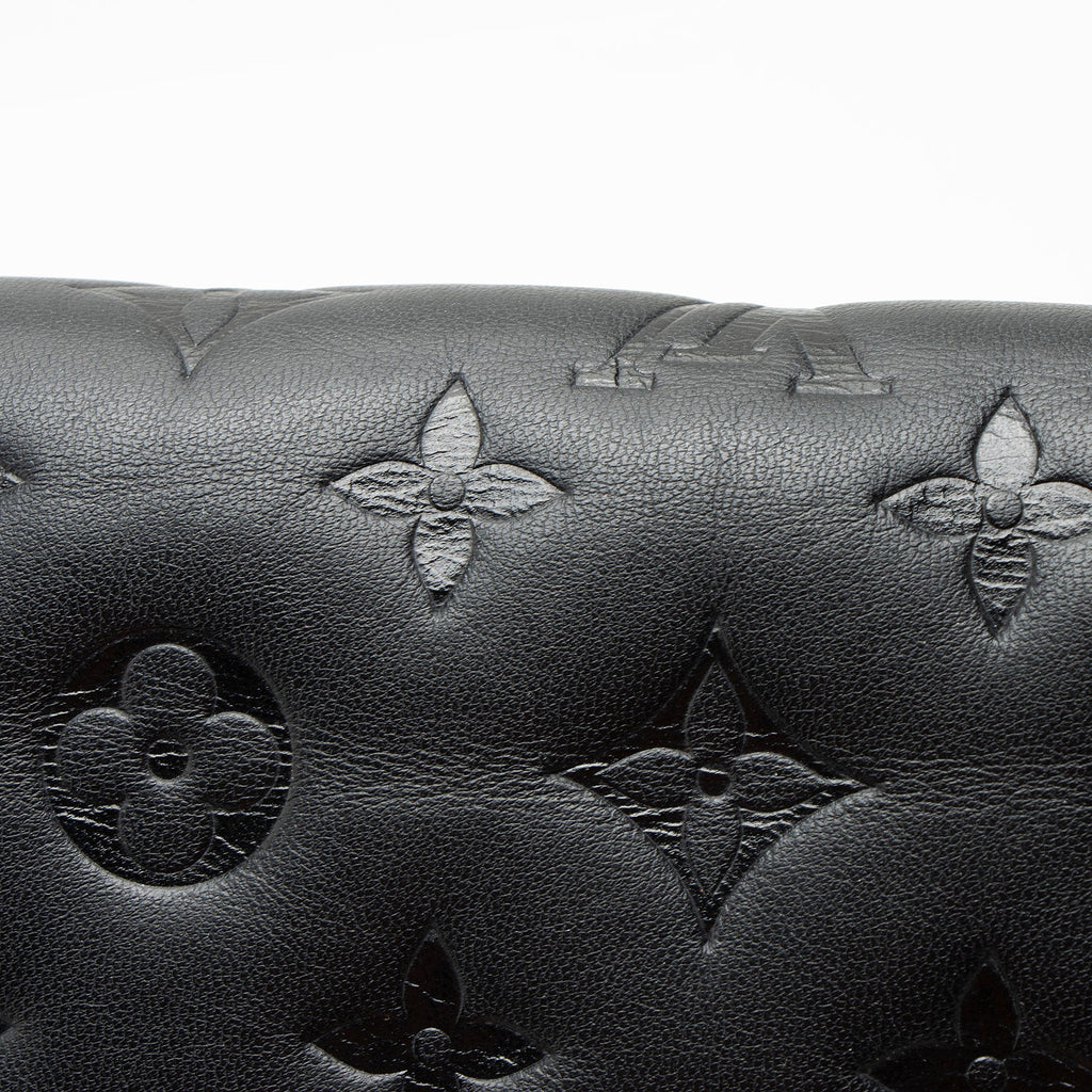 Louis Vuitton Monogram Embossed Lambskin Coussin Pochette