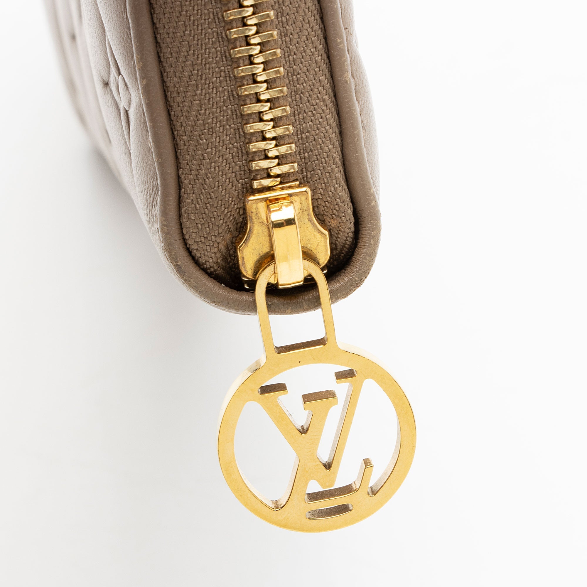 Louis Vuitton Monogram Embossed Lambskin Coussin Zippy Wallet