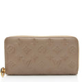 Louis Vuitton Monogram Embossed Lambskin Coussin Zippy Wallet