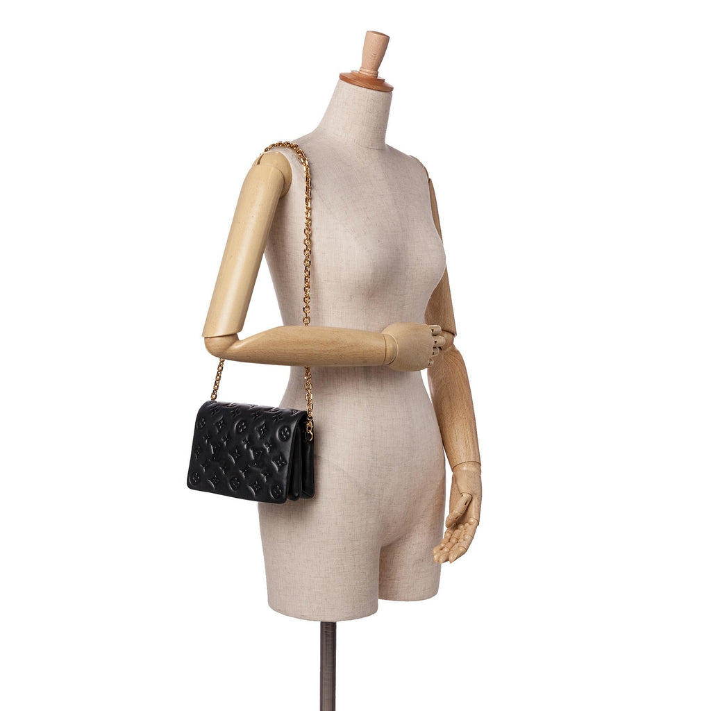 Louis Vuitton Monogram Embossed Pochette Coussin